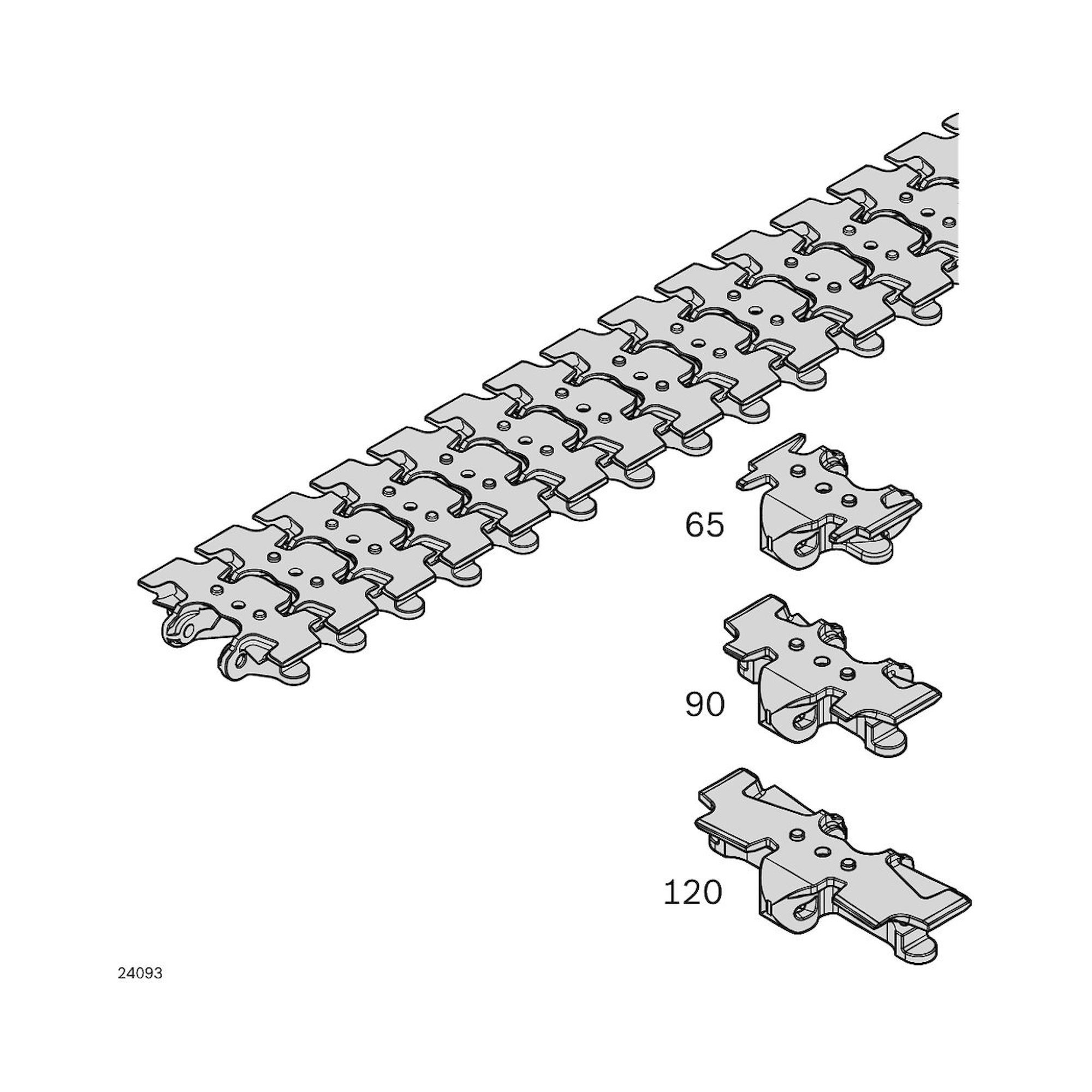 Bosch Rexroth 3842998713. Foerderkette, 90+ UNIV L2898 VAR
