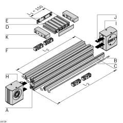 Bosch Rexroth 3842994711-1000. Zahnriemen, R<25AT5 M N. 1000 mm