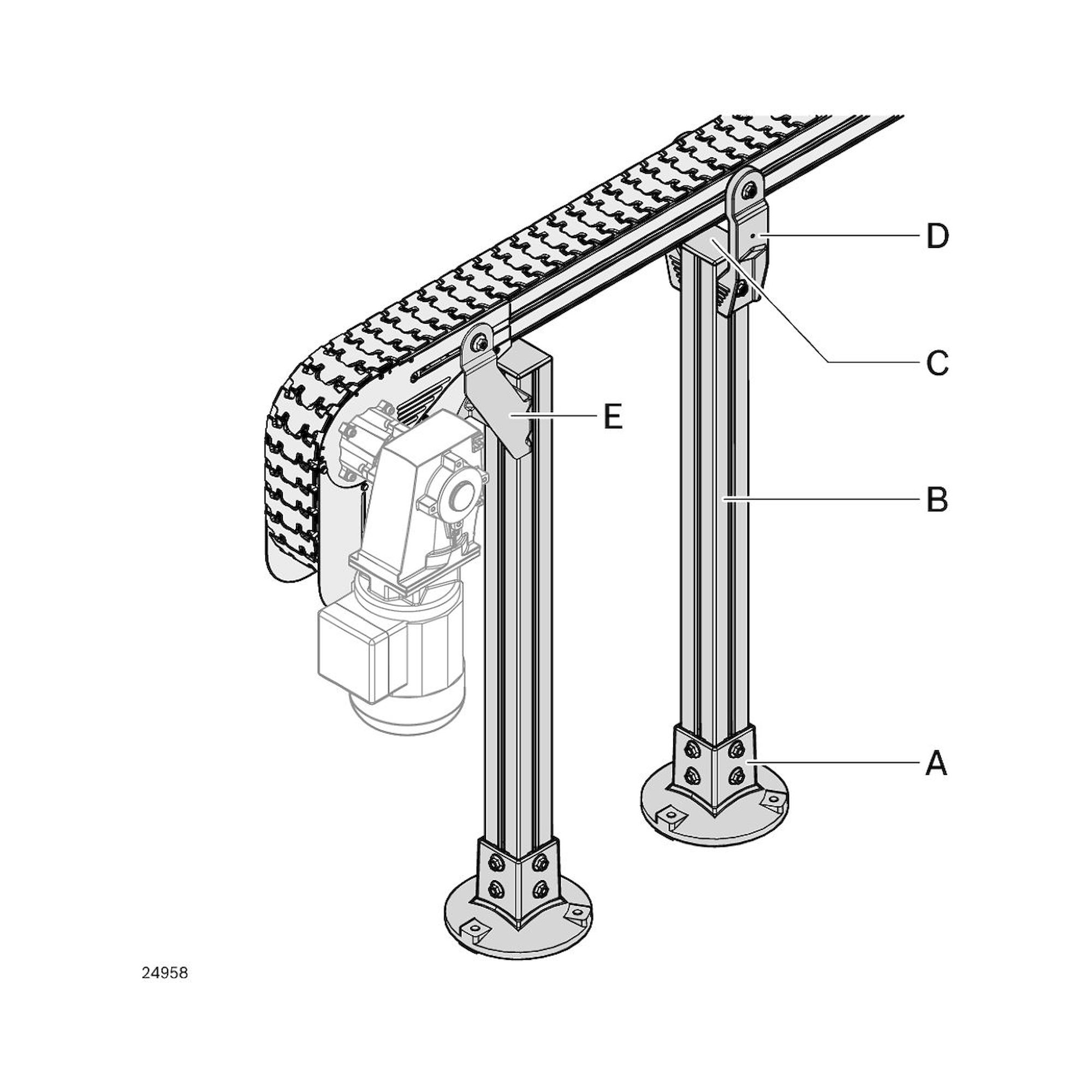 Bosch Rexroth 3842546626. Holder AL, VFplus 90