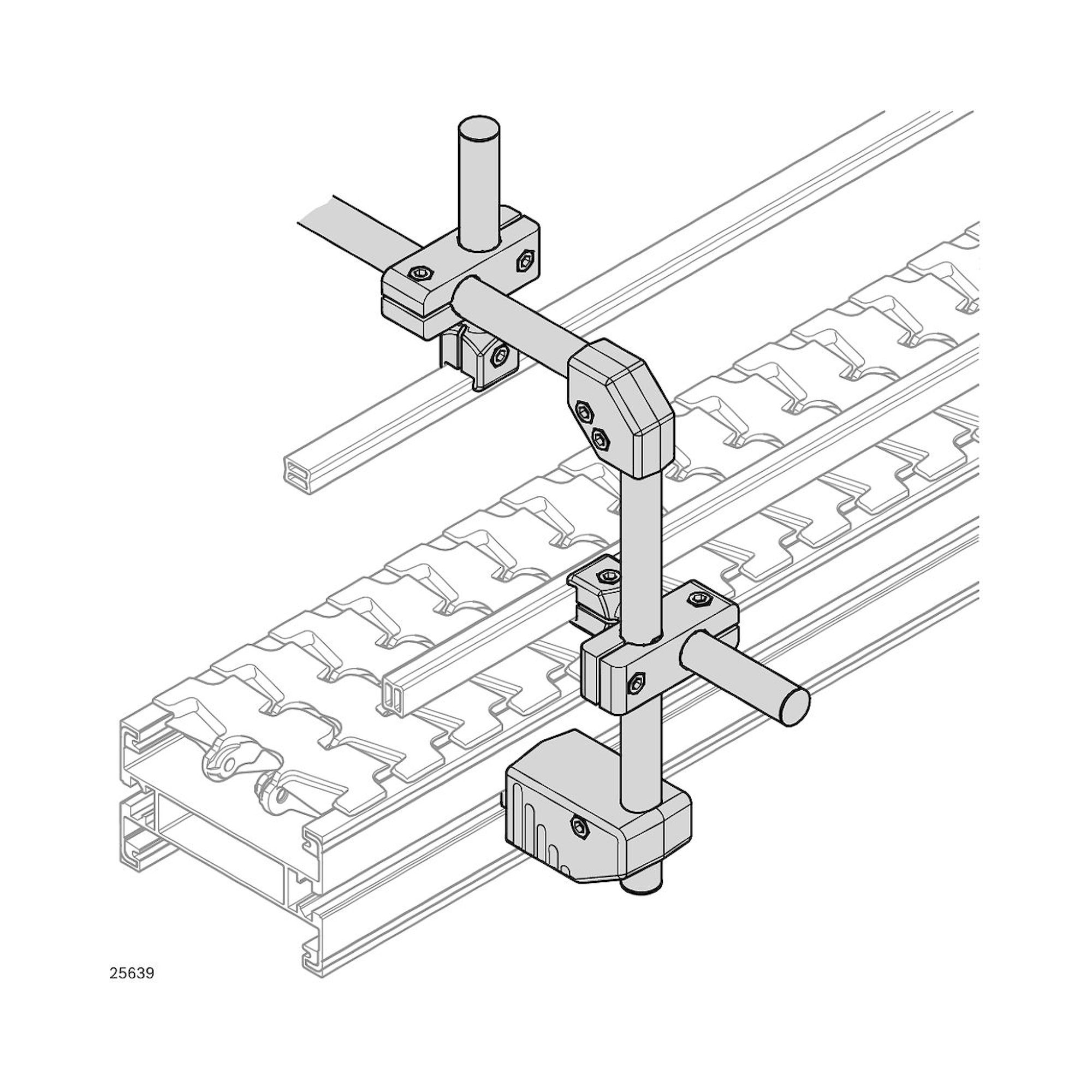 Bosch Rexroth 3842539501. Kreuzstück, 2XD18