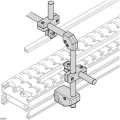 Bosch Rexroth 3842539500. Vertical clamping holder D18 L160