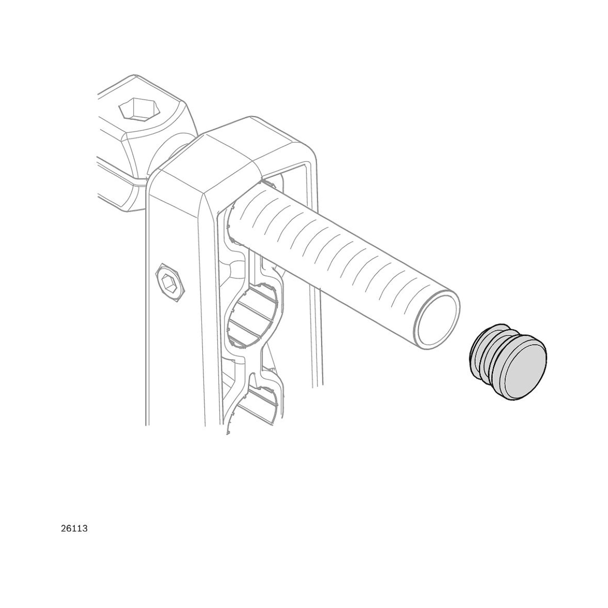 Bosch Rexroth 3842539826. Stopfen, D15