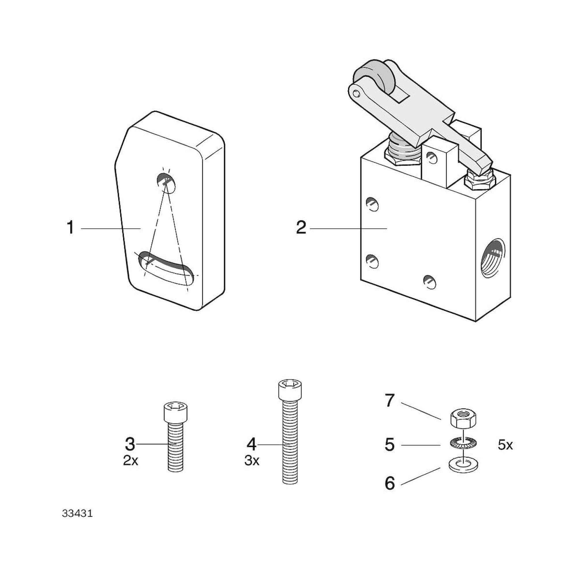Bosch Rexroth 3842211355. Bausatz, HP2 DAMPER