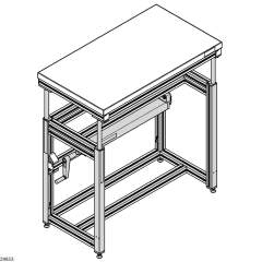 Bosch Rexroth 3842994001-1000. Hubmodul, 45X60 HYDRAU. SET(2). 1000 mm