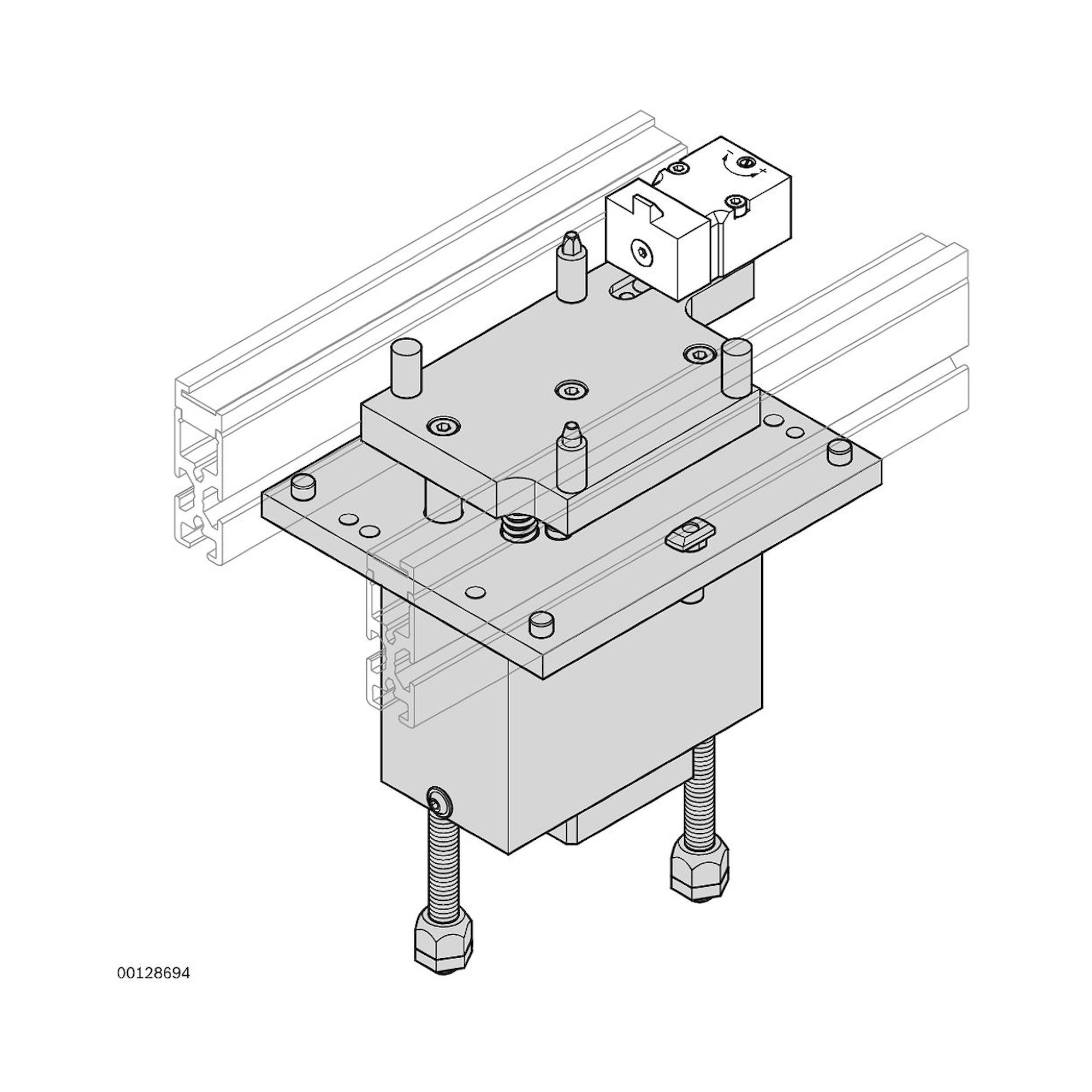 Bosch Rexroth 3842998493. Hub-U.Positioniereinheit, HP 1 MITTELSTELLUNG