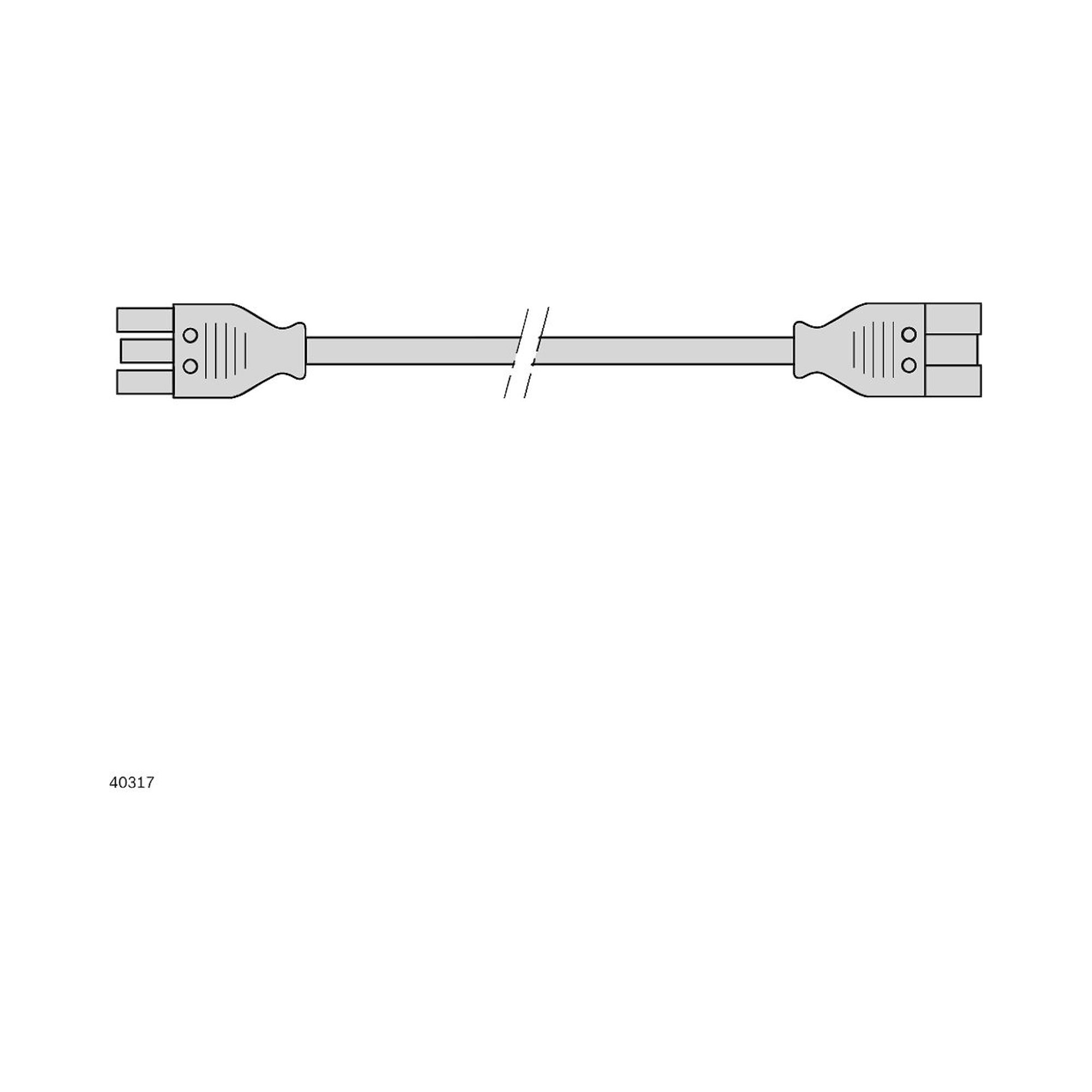 Bosch Rexroth 3842537560. Connection cable USA/CAN L=2m