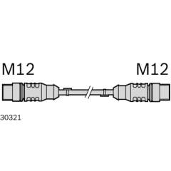 Bosch Rexroth 3842406193. Connection cable M12 plug, straight, M12 socket, straight