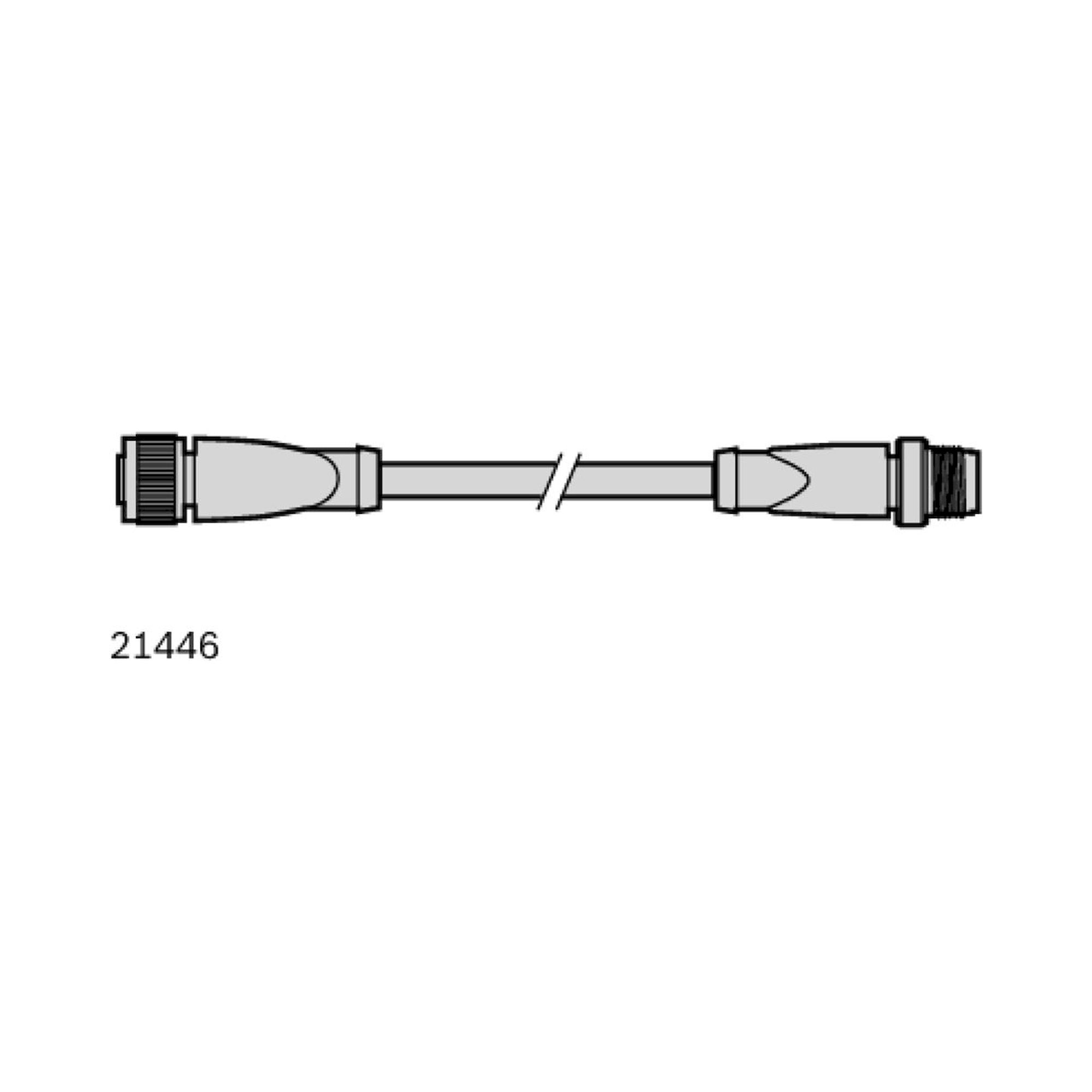 Bosch Rexroth 3842410114. Ethernet Cable ID 200/K-ETH M12 - 5M