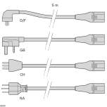 Bosch Rexroth 3842540197. Mains cable CH