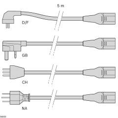 Bosch Rexroth 3842559950. Mains cable D/F