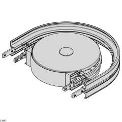 Bosch Rexroth 3842547055. Curve wheel AL VFplus 90 180°