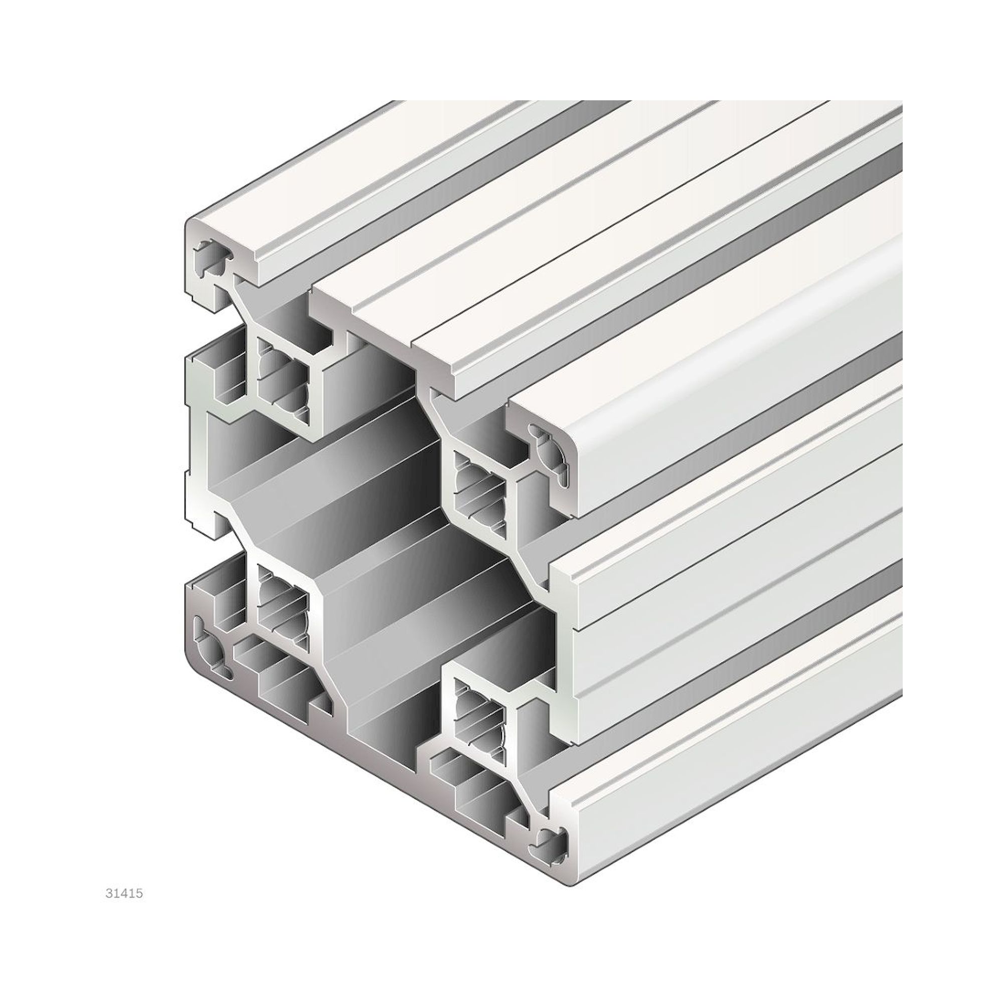Bosch Rexroth 3842536481. Strut profile 80x80L 6N, 6xL=6070mm