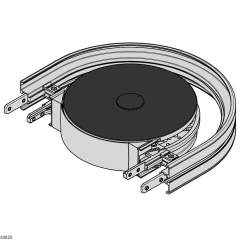 Bosch Rexroth 3842553030. Curve wheel AL ESD VFplus 65 45°