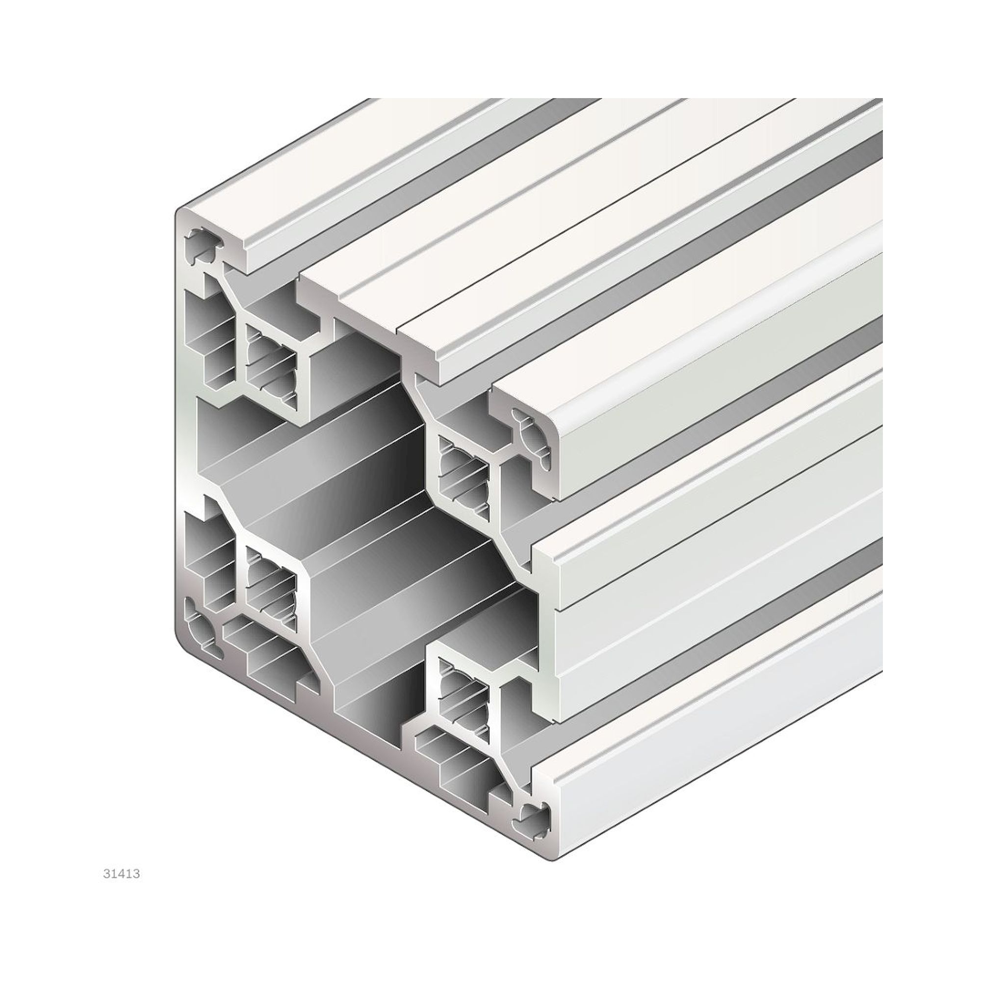 Bosch Rexroth 3842538334. Strut profile 80x80L 4NVS, 6xL=6070mm