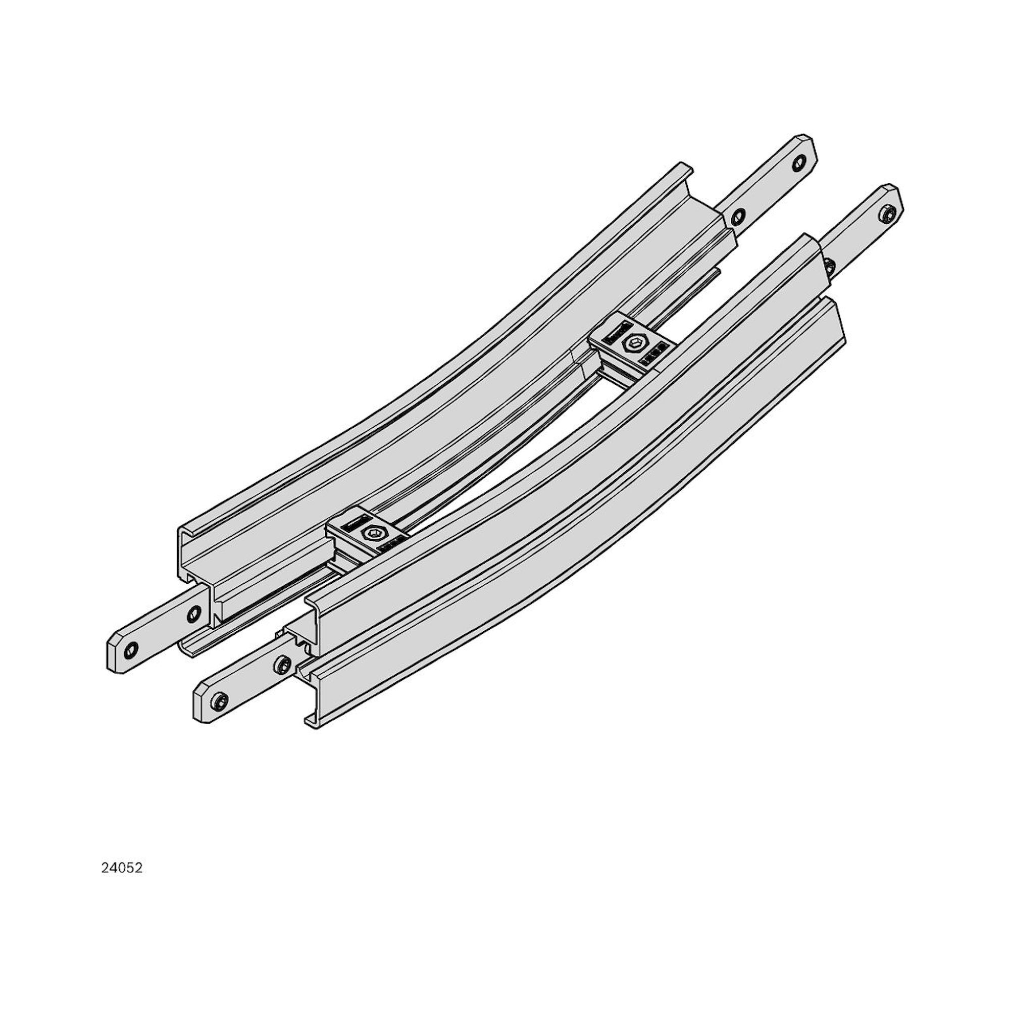 Bosch Rexroth 3842547099. Kurve, 160+ VERT AL 7,5°R500