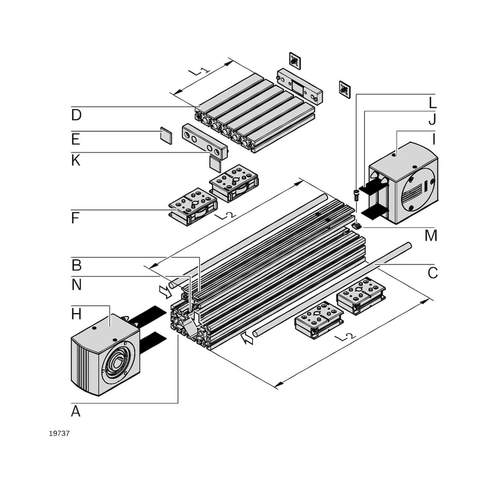 Bosch Rexroth 3842526415. Umlenkkopf, LF20S