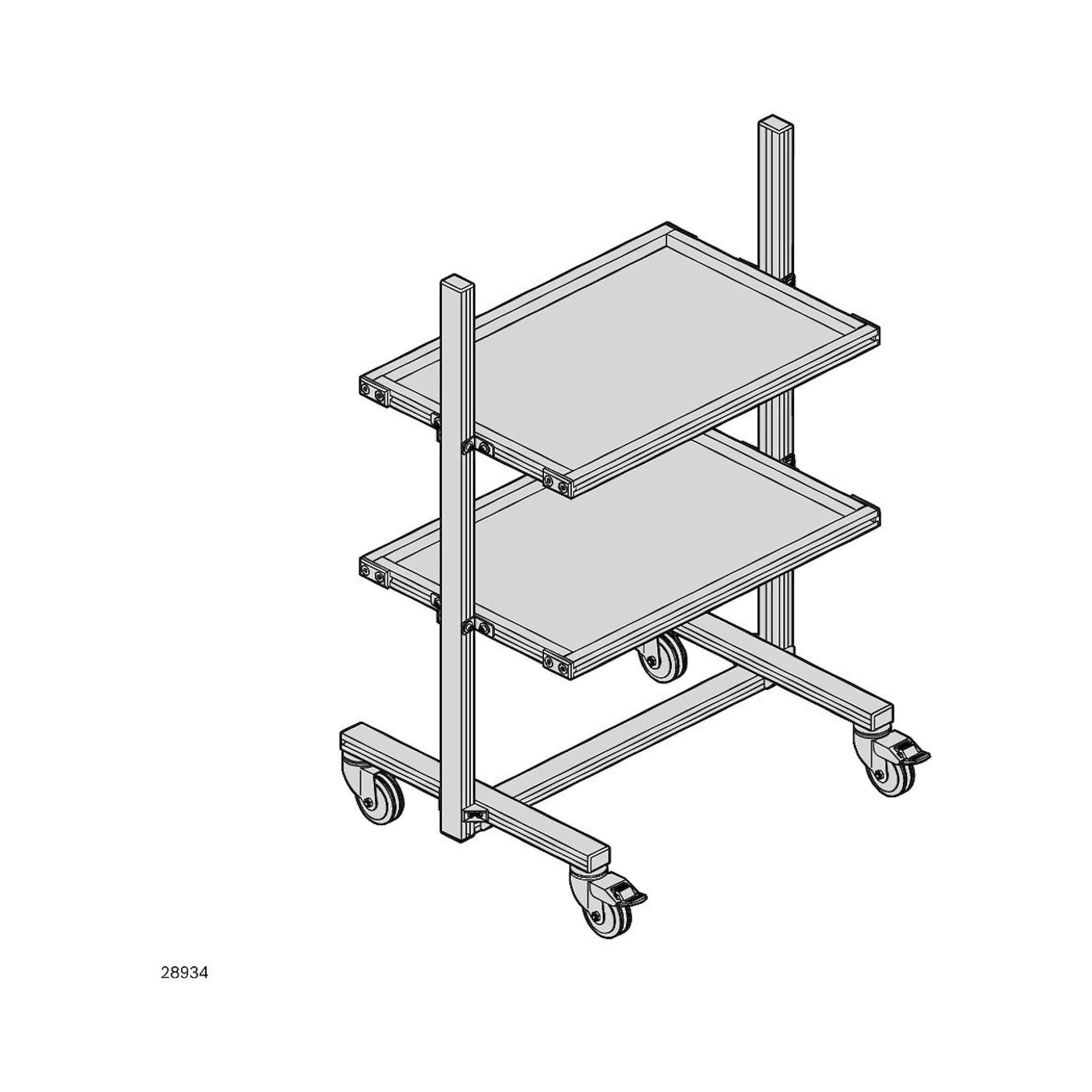 Bosch Rexroth 3842515482. Materialwagen, MW-ECO RB-2