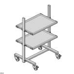 Bosch Rexroth 3842515482. Material shuttle Logistics Economic 2 shelves