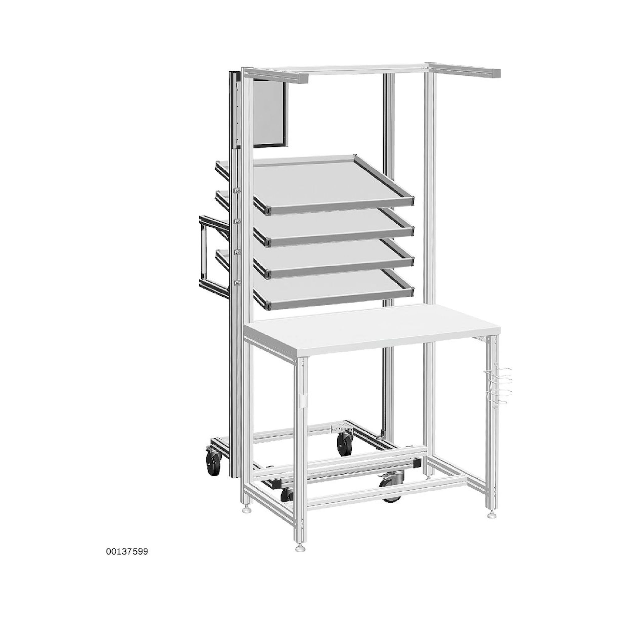 Bosch Rexroth 3842998231. Materialwagen, ARBEITSPLATZ