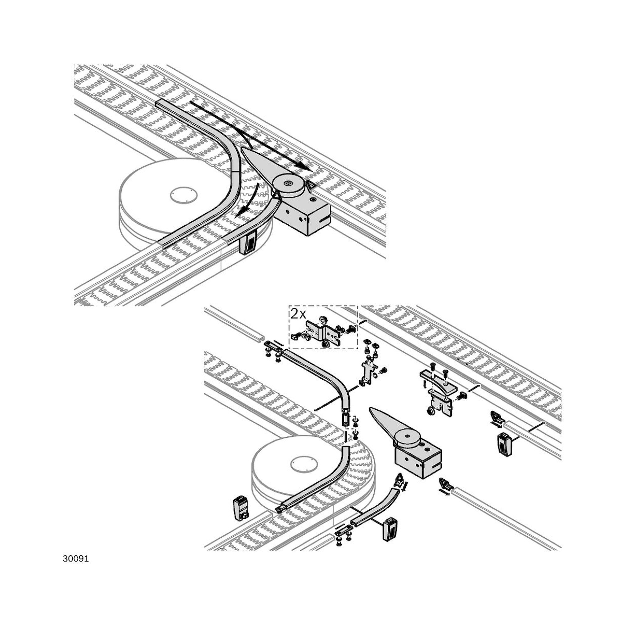 Bosch Rexroth 3842535150. Position sensor diverter