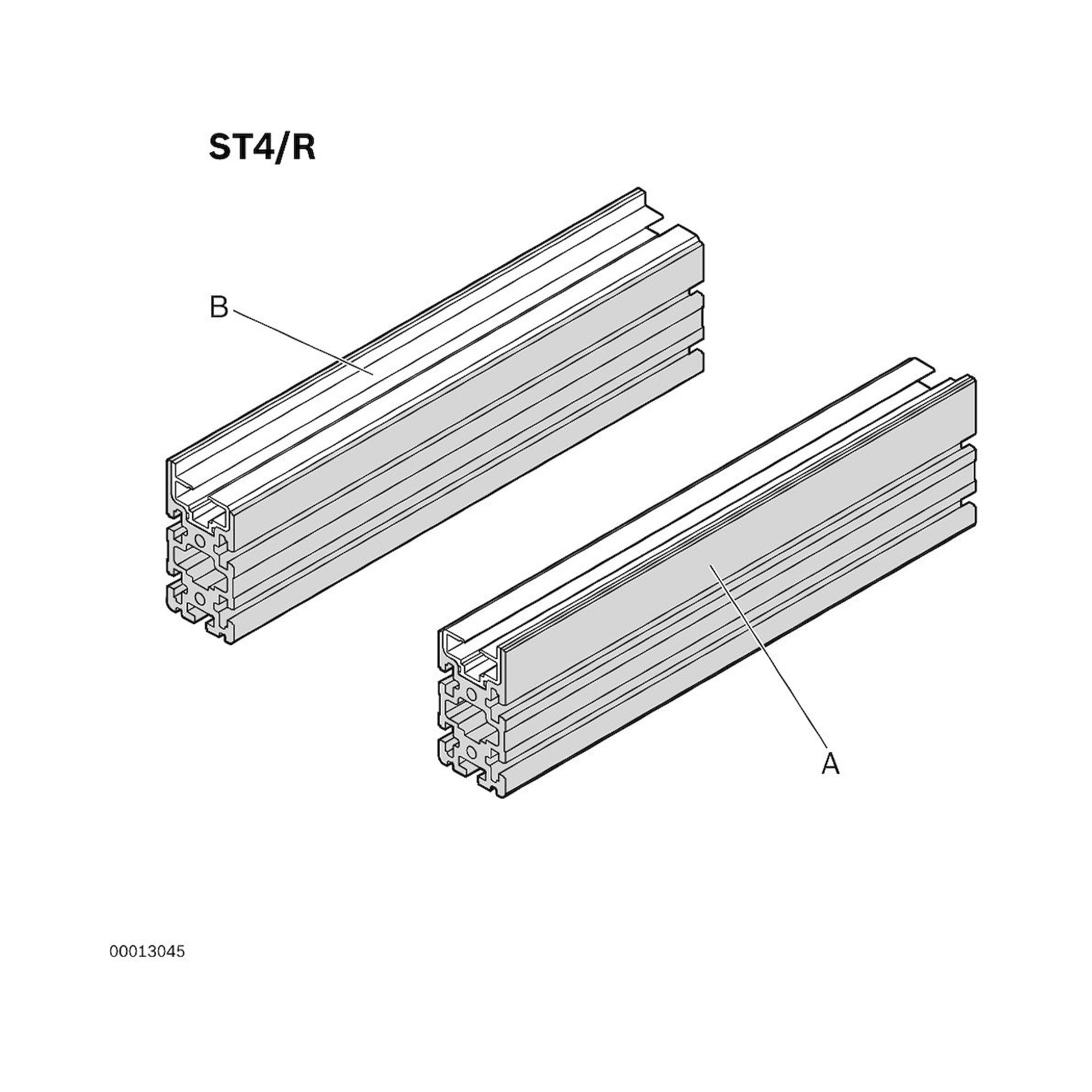 Bosch Rexroth 3842994839-1000. Foerderstrecke, ST 4/R. 1000 mm