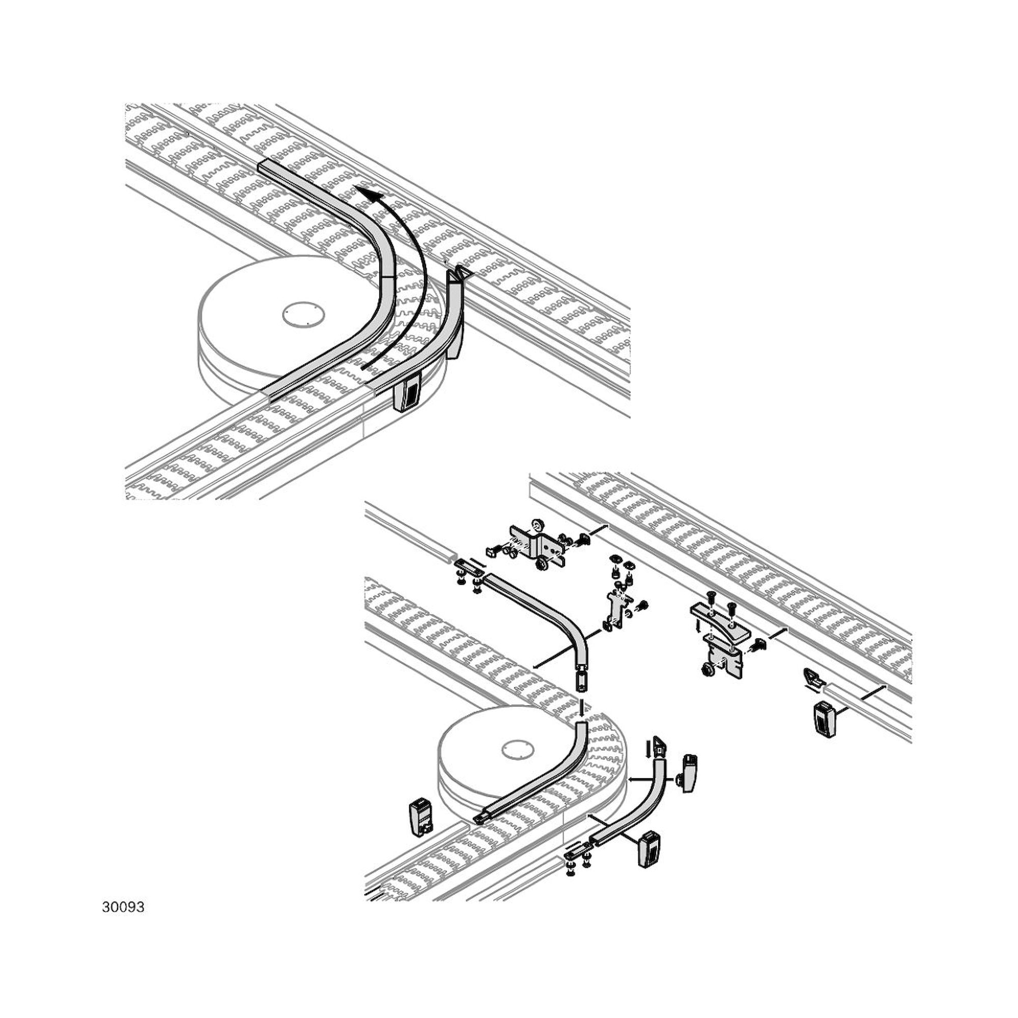 Bosch Rexroth 3842551137. Zusammenführung, 65+ 90° L