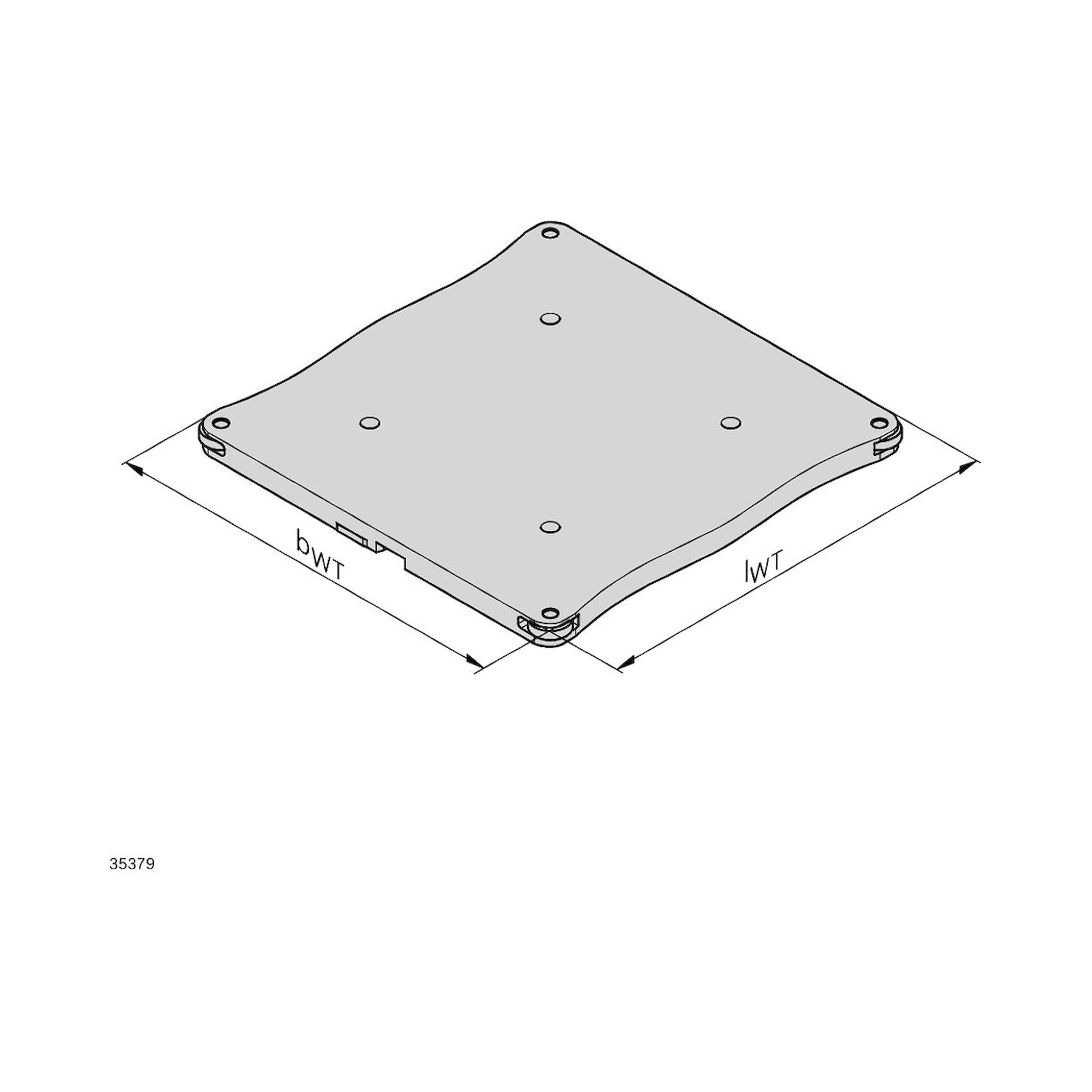 Bosch Rexroth 3842545258. Grundkoerper, WT5 / 845X845