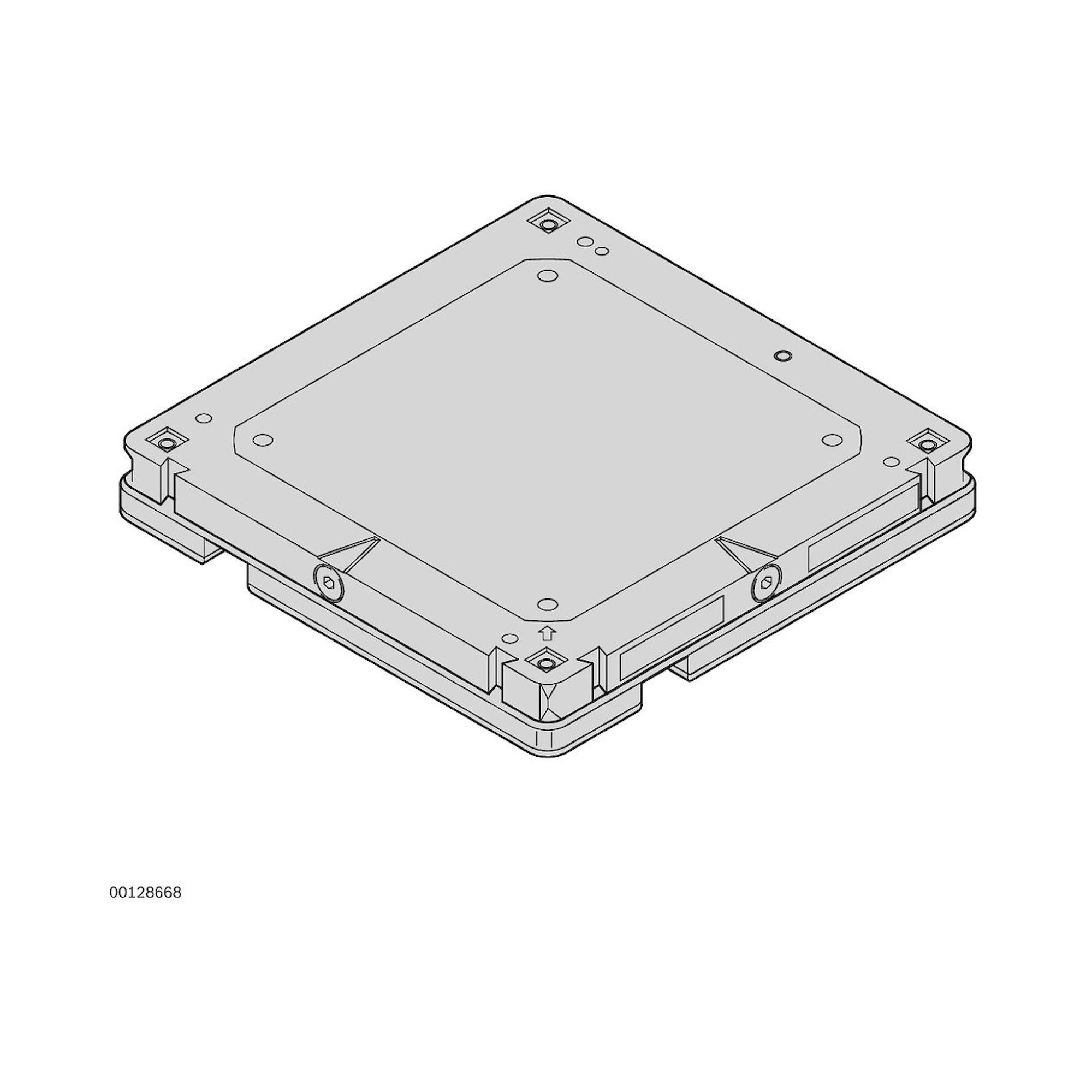 Bosch Rexroth 3842526851. Workpiece pallet WT 1/S 160x160