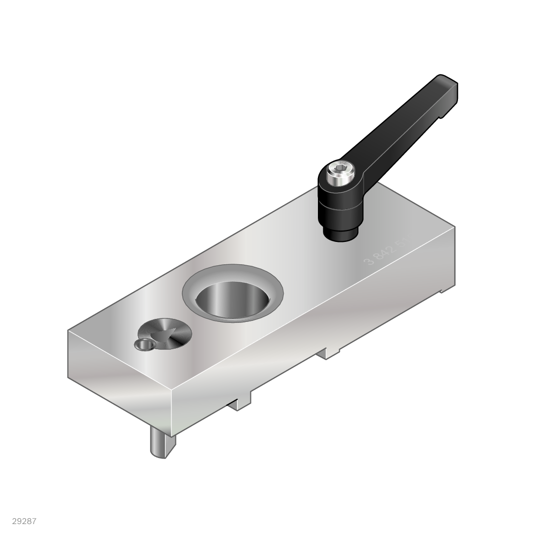 Buy Bosch Rexroth 3842516731. Drilling jig 10 mm slot, diagonally sawn