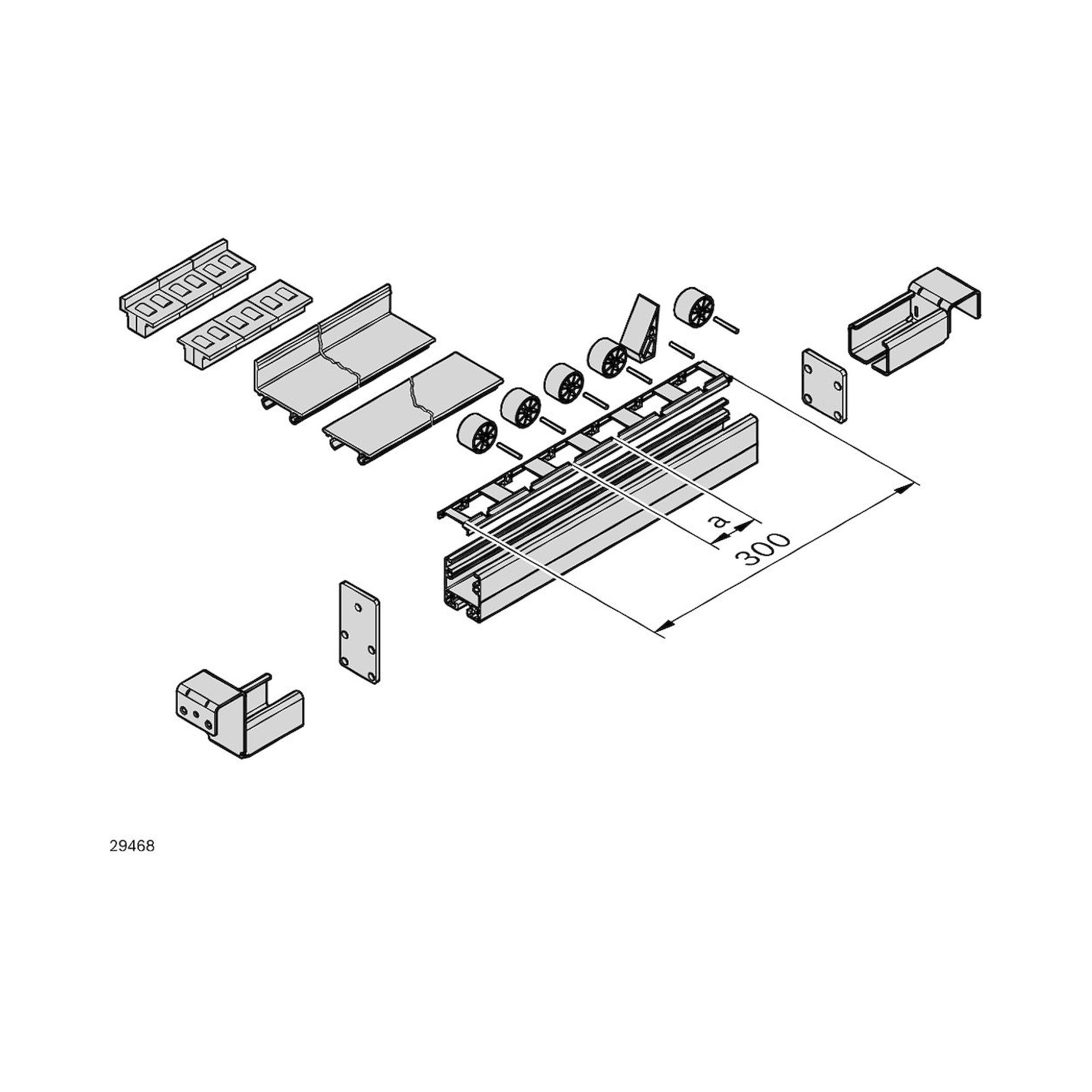Bosch Rexroth 3842535122. Lean stop plate without stop