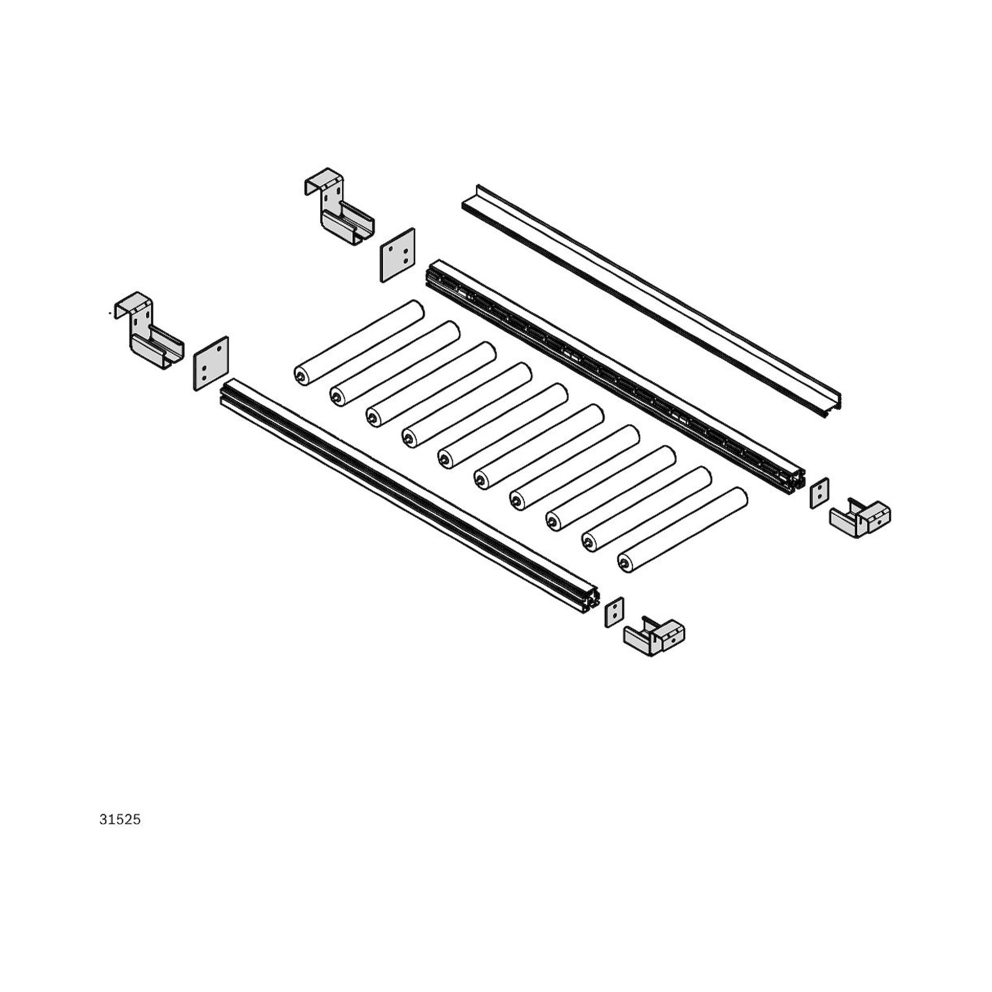 Bosch Rexroth 3842537592. EcoFlow stop plate without stop