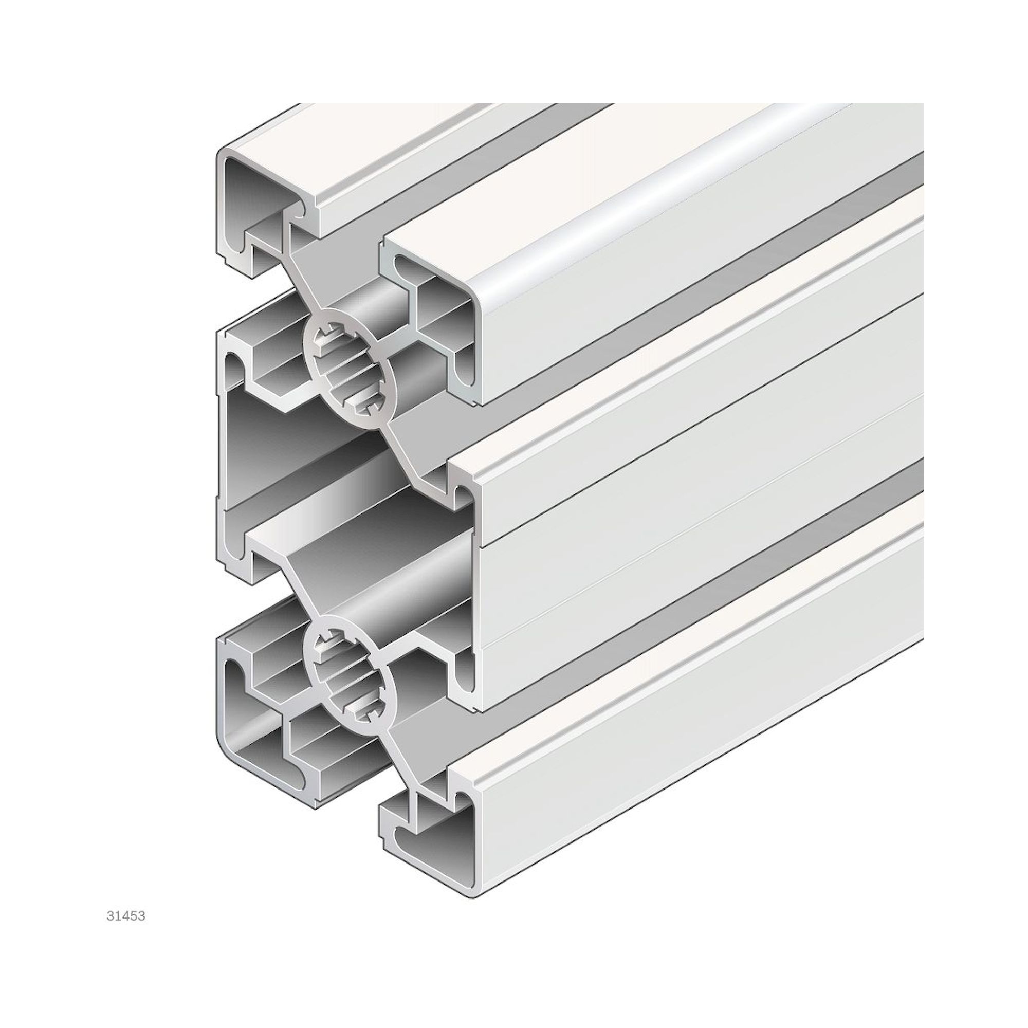 Bosch Rexroth 3842537103. Strebenprofil 45X90 SL L=6170