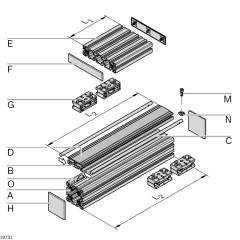 Bosch Rexroth 3842557945. Guide profile LF12S, L6070