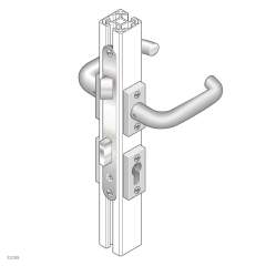 Bosch Rexroth 3842993720-1000. Strut profile, 40X40L 2N Q&E. 1000 mm