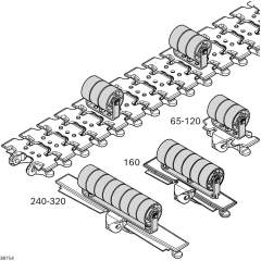 Bosch Rexroth 3842564331. Roller cleat D35 160