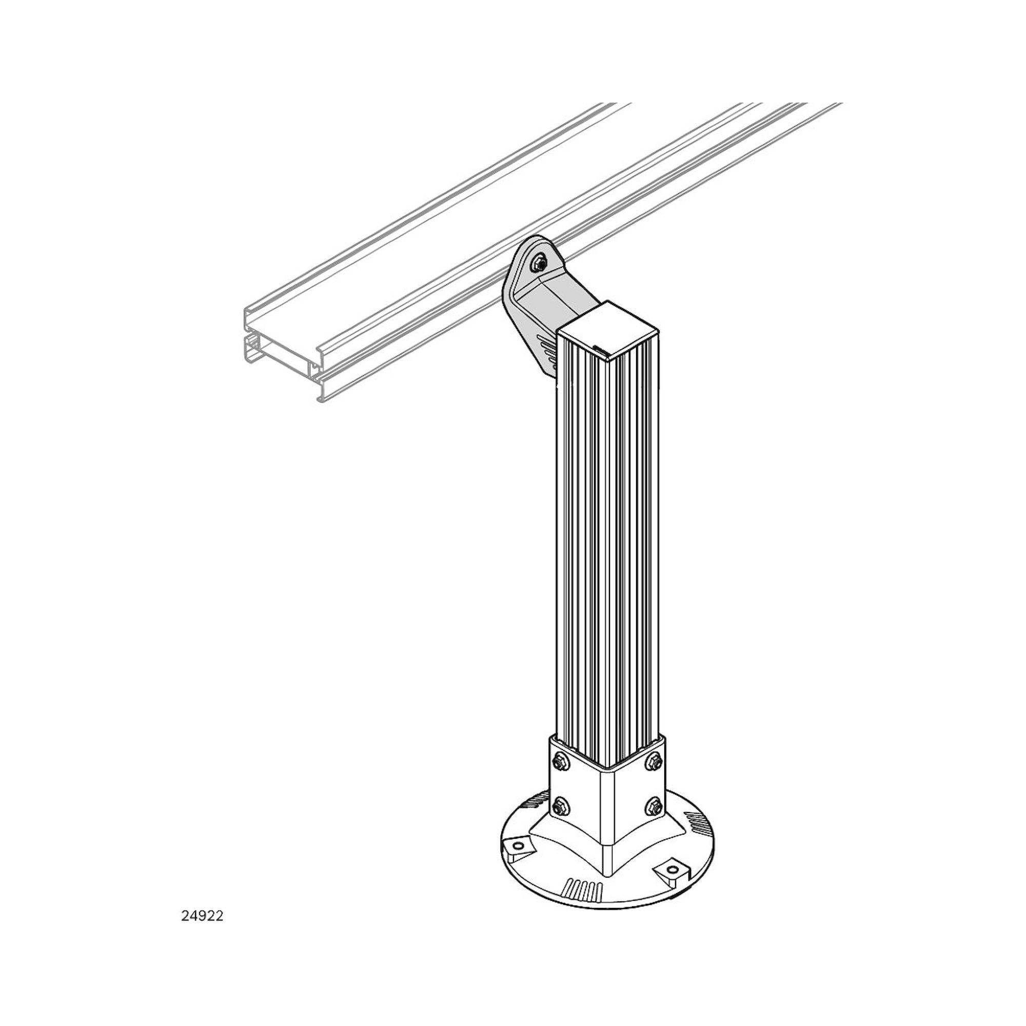 Bosch Rexroth 3842547461. Supporting bracket VFplus lateral AL