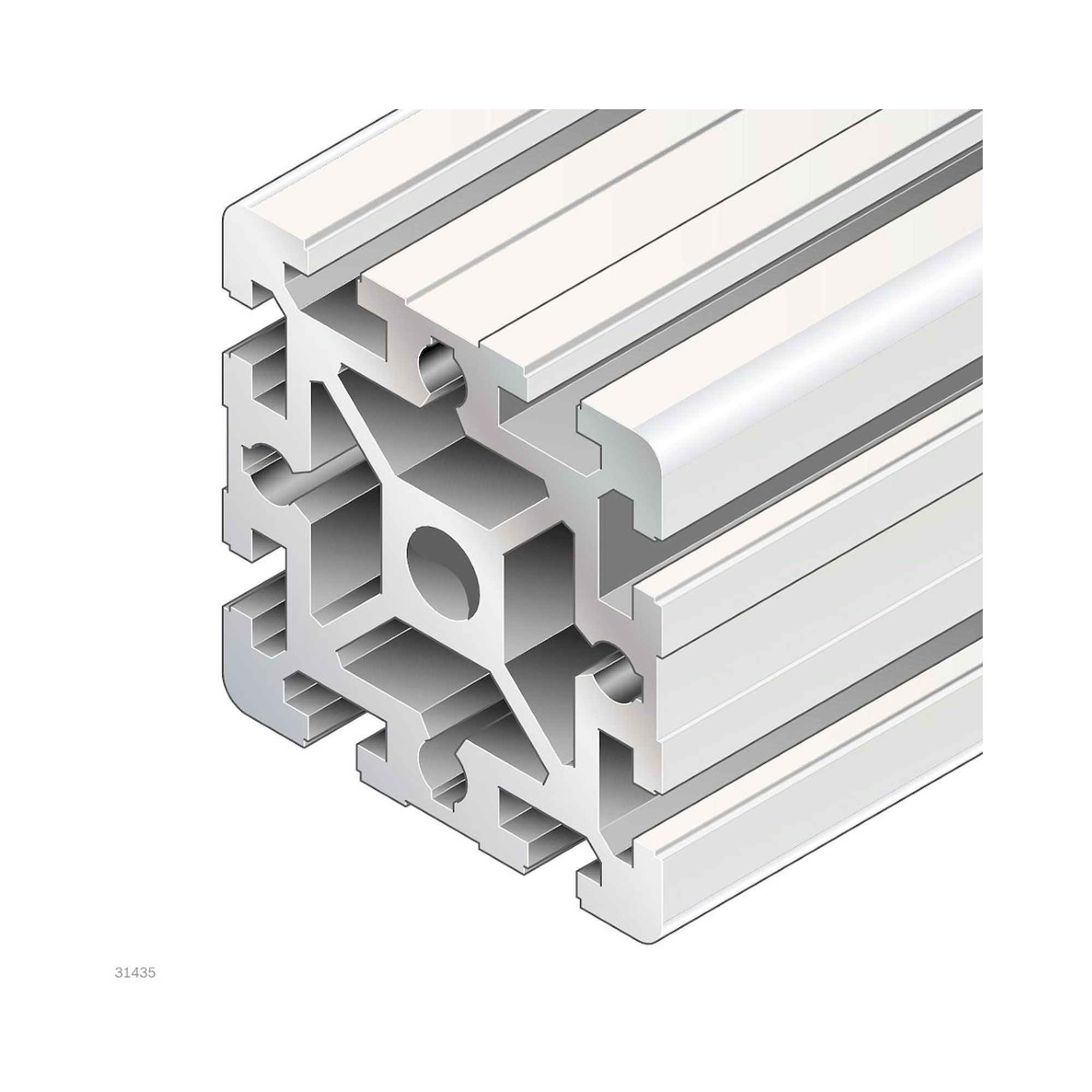 Bosch Rexroth 3842990507-1000. Strut profile, 90X90 F2/F2. 1000 mm