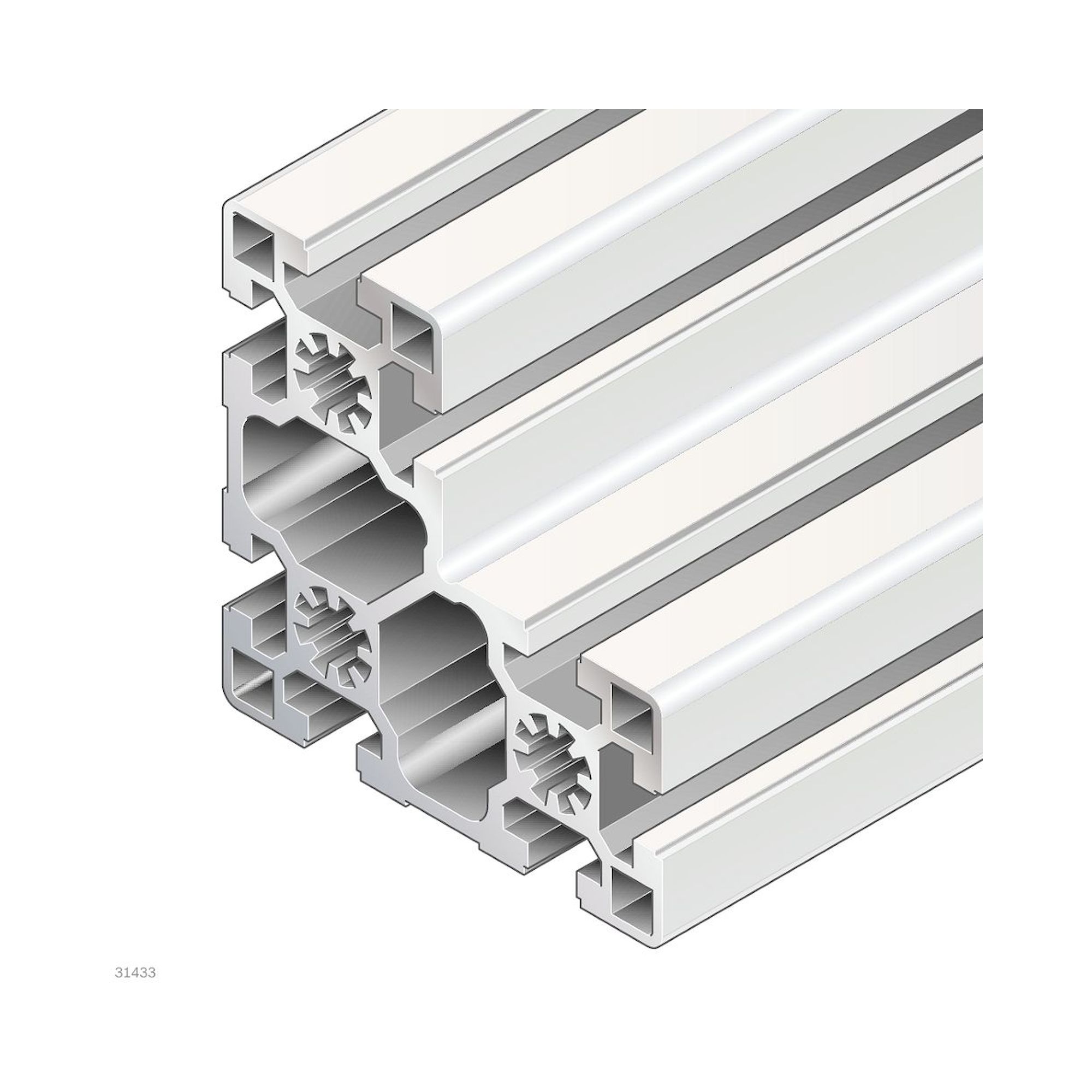 Bosch Rexroth 3842992388-1000. Strut profile, 90X90X45 M12/-. 1000 mm