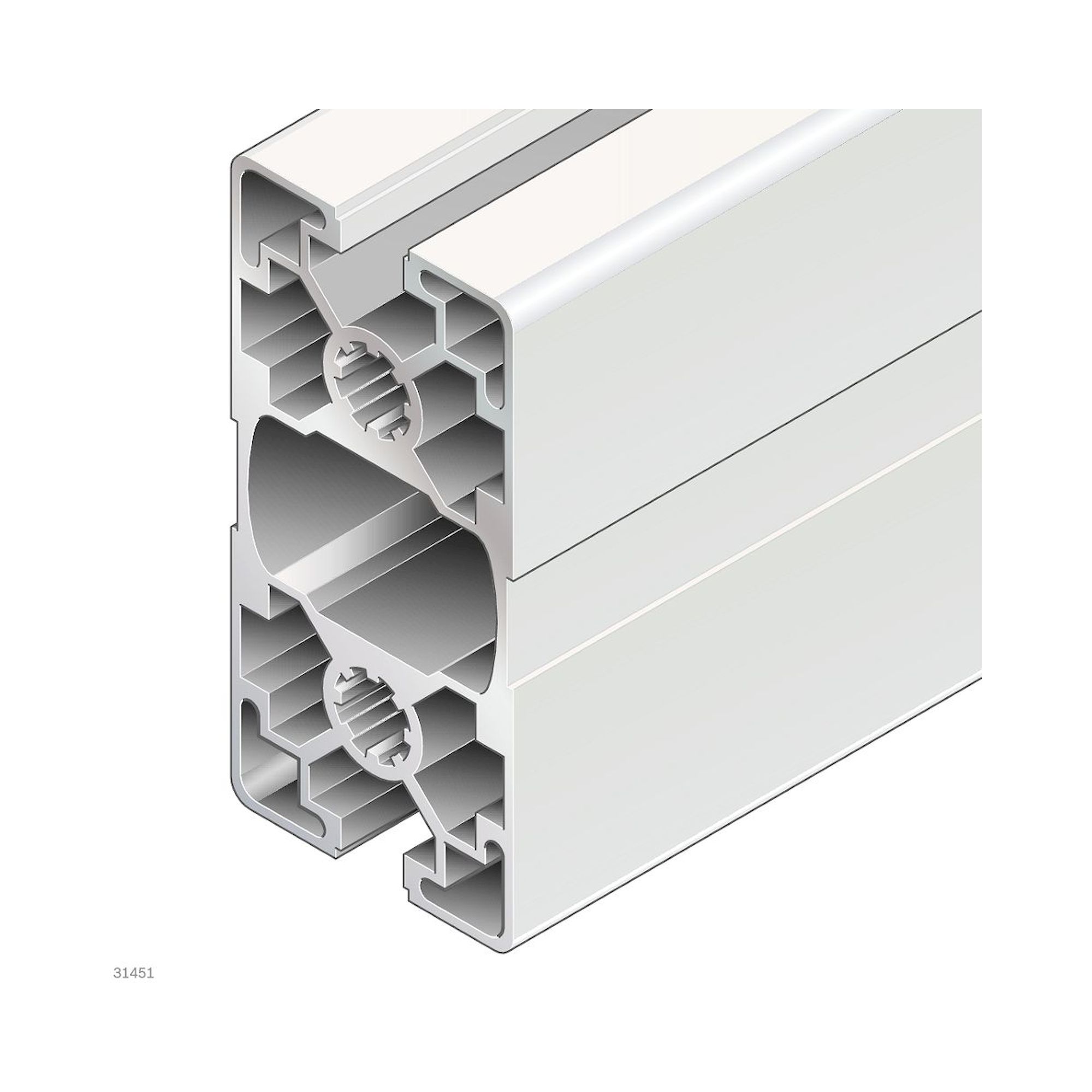 Bosch Rexroth 3842993644-1000. Strut profile, 45X90L 2N. 1000 mm