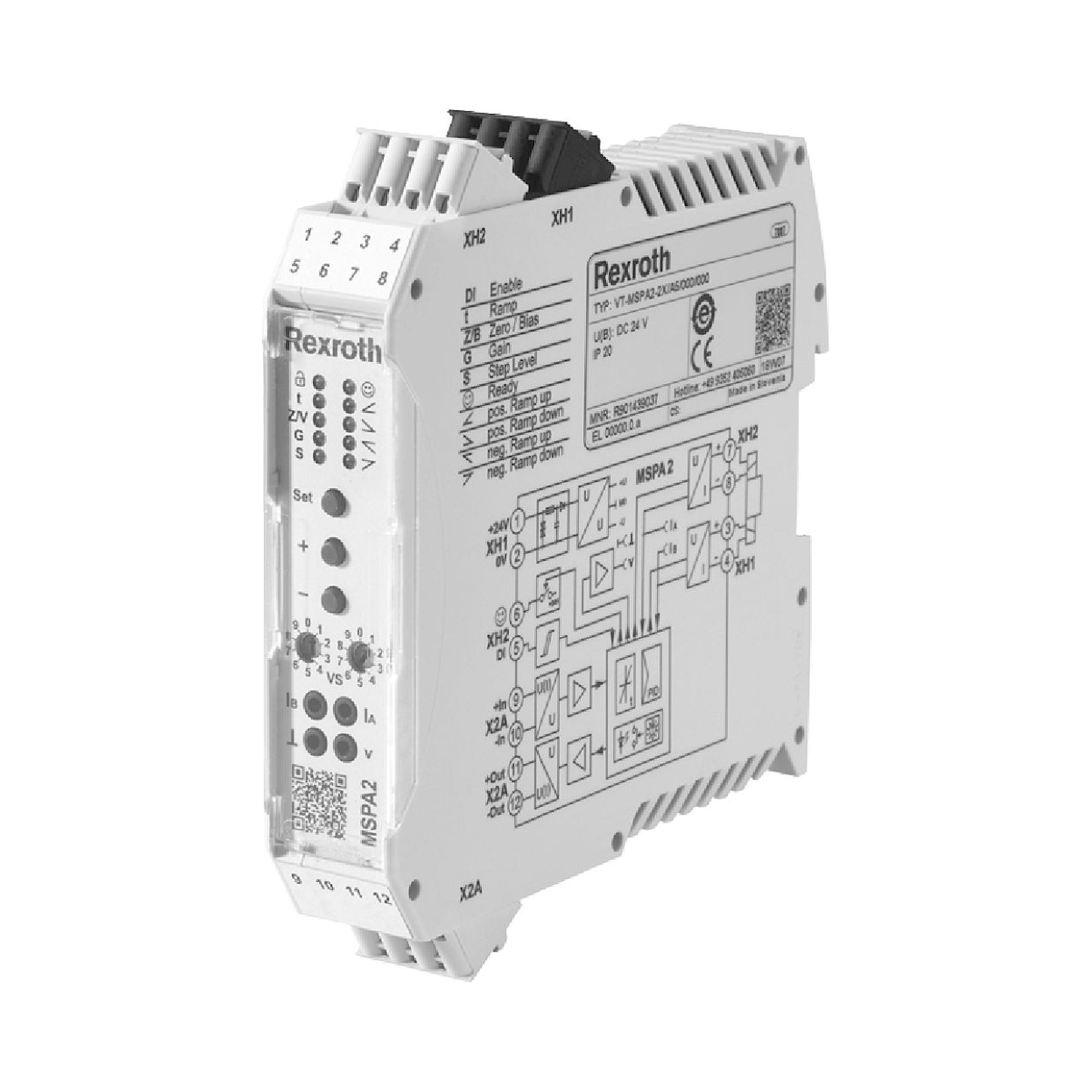 Bosch Rexroth R901439037. Ventilverstaerker VT-MSPA2-2X/A5/000/000