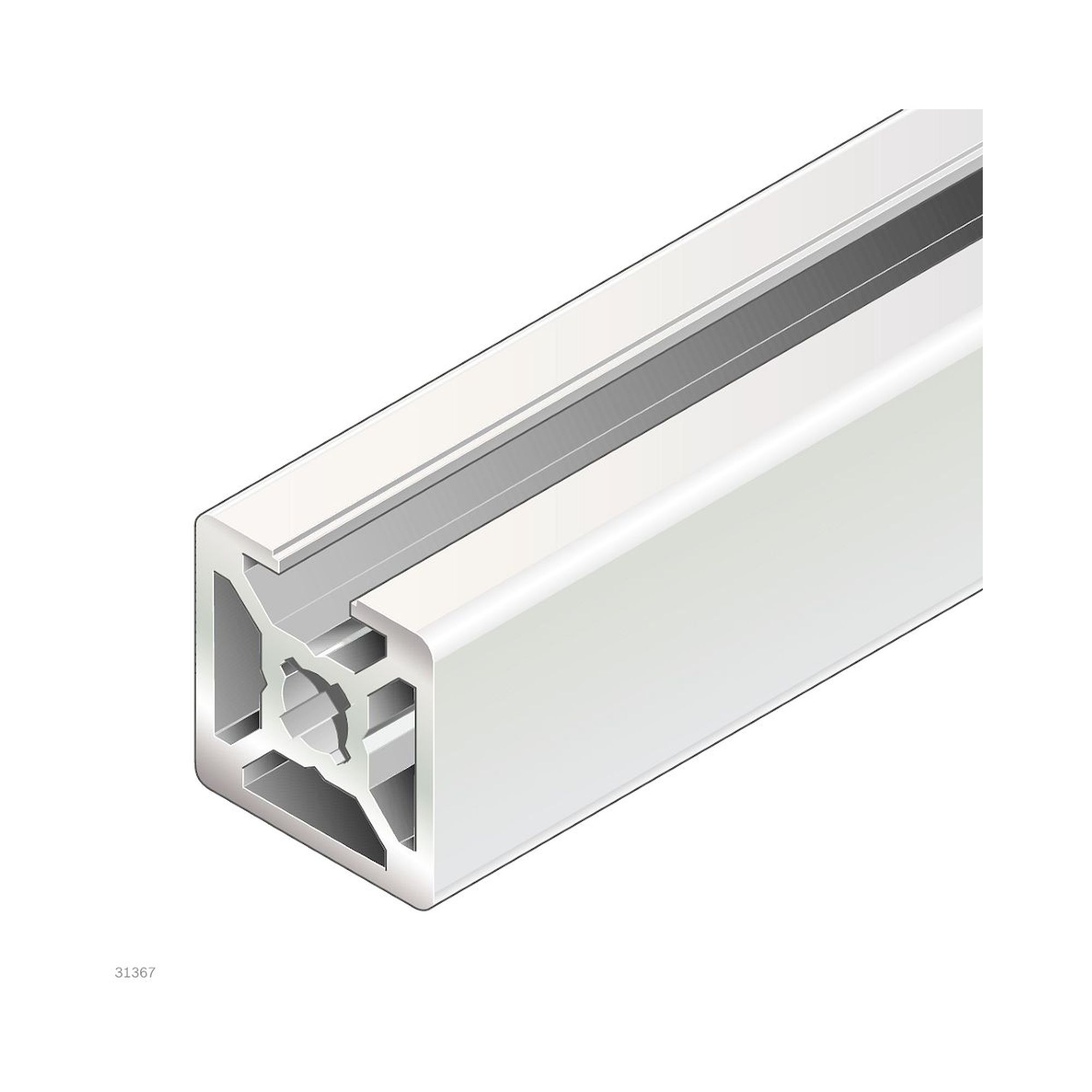 Bosch Rexroth 3842536475. Strut profile 20x20 1N, 20xL=3000mm