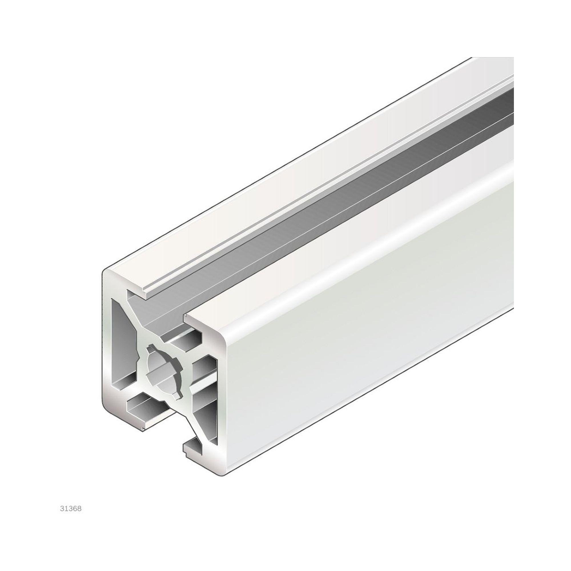 Bosch Rexroth 3842536478. Strut profile 20x20 2N, 20xL=3000mm