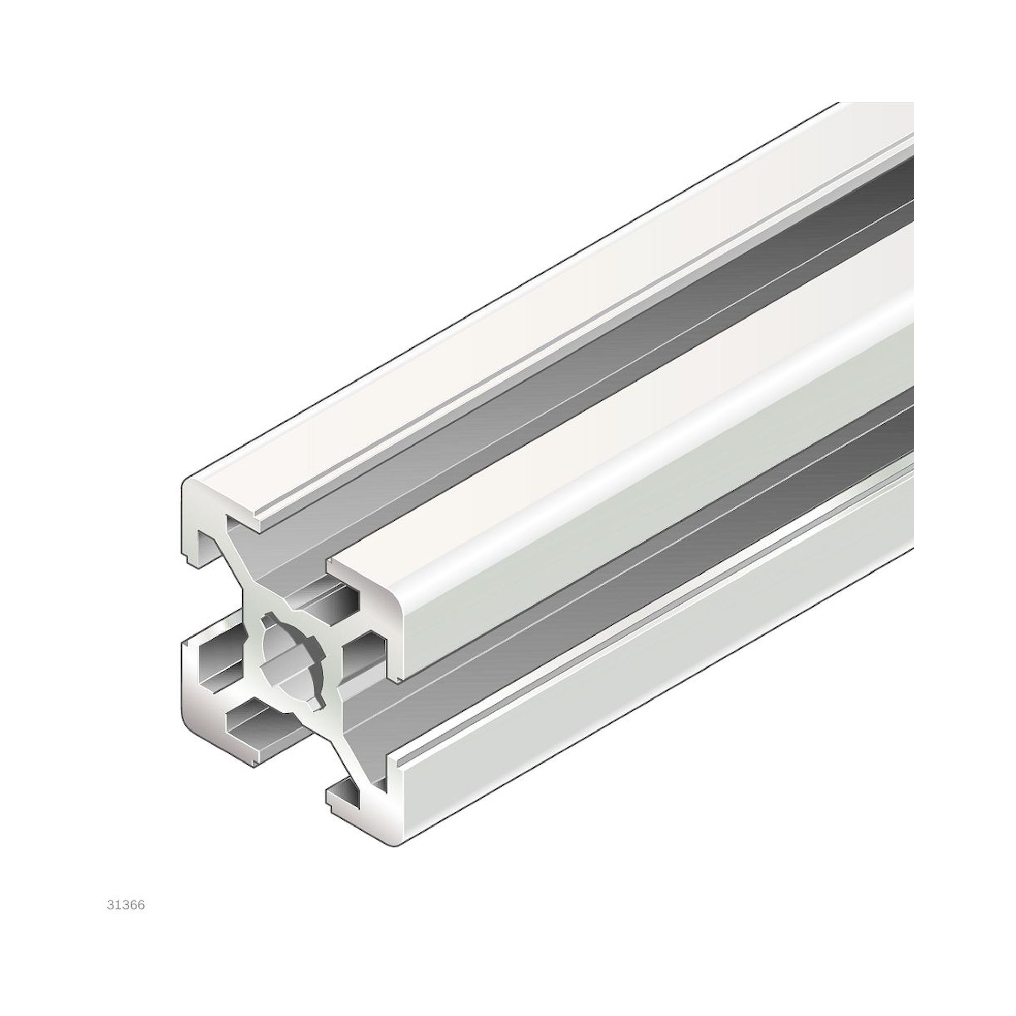 Bosch Rexroth 3842993495-1000. Strut profile, 20X20 D8/D8. 1000 mm