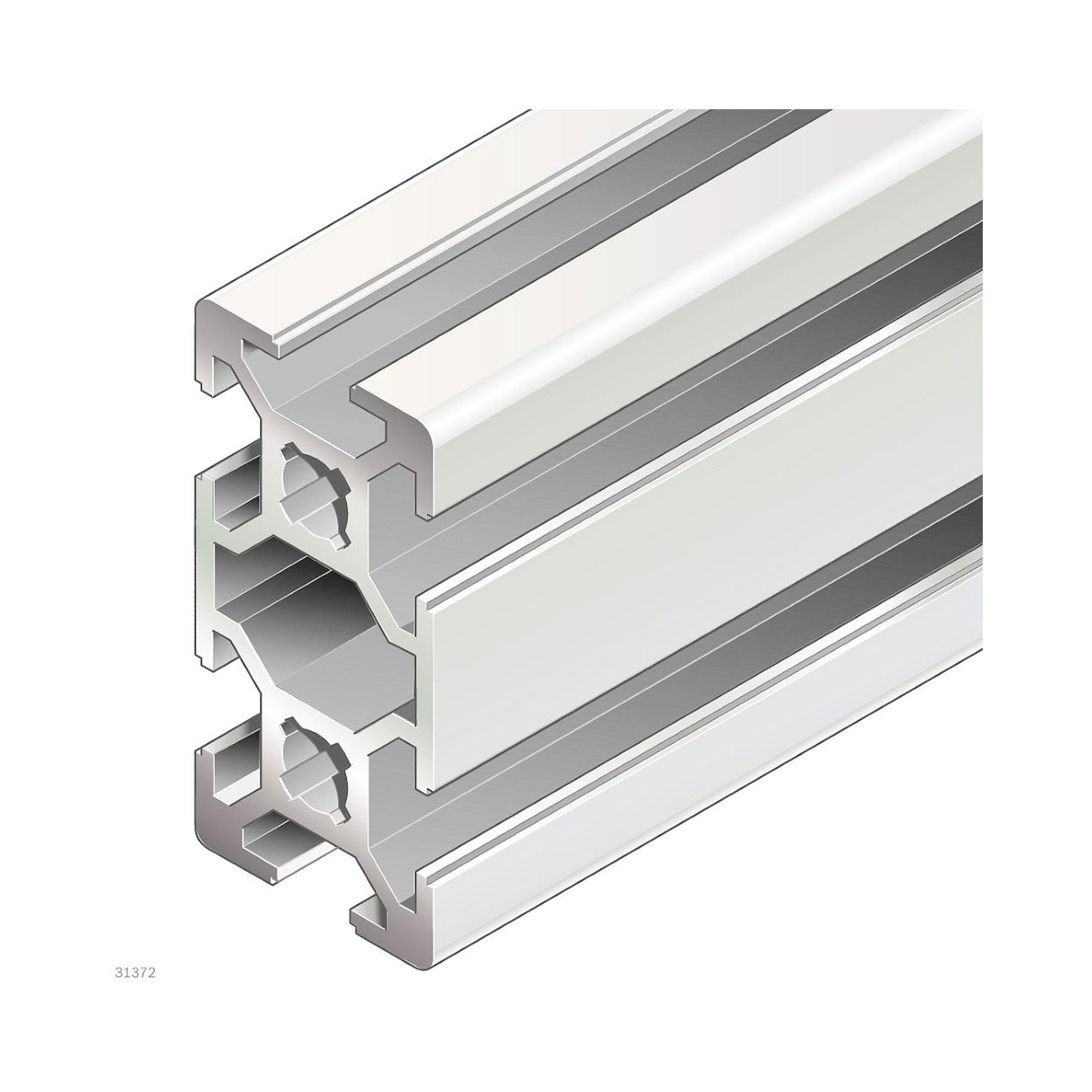 Bosch Rexroth 3842993501-1000. Strut profile, 20X40 D8VS/D8VS. 1000 mm