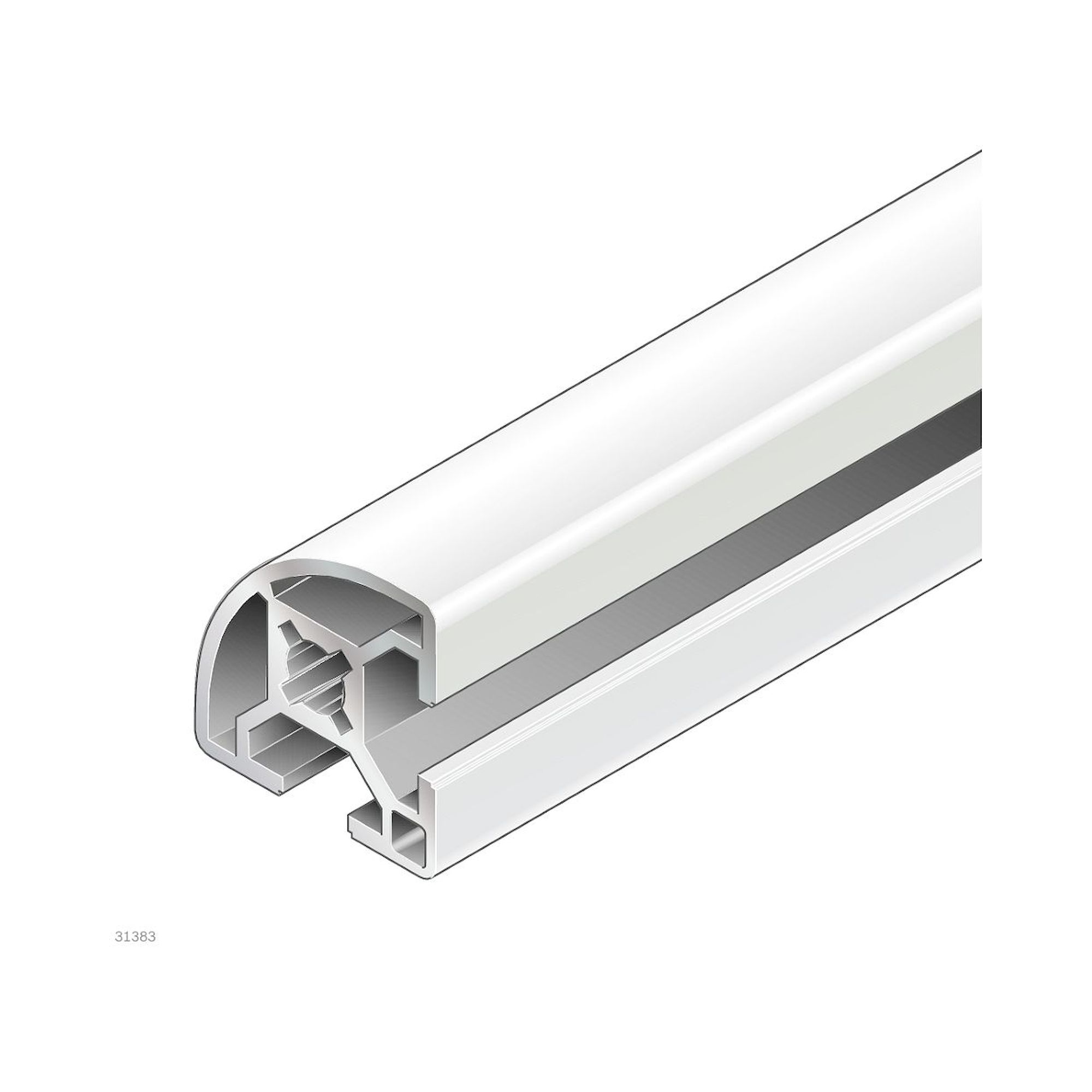 Bosch Rexroth 3842557947. Strebenprofil, 30X30R 20X6070MM