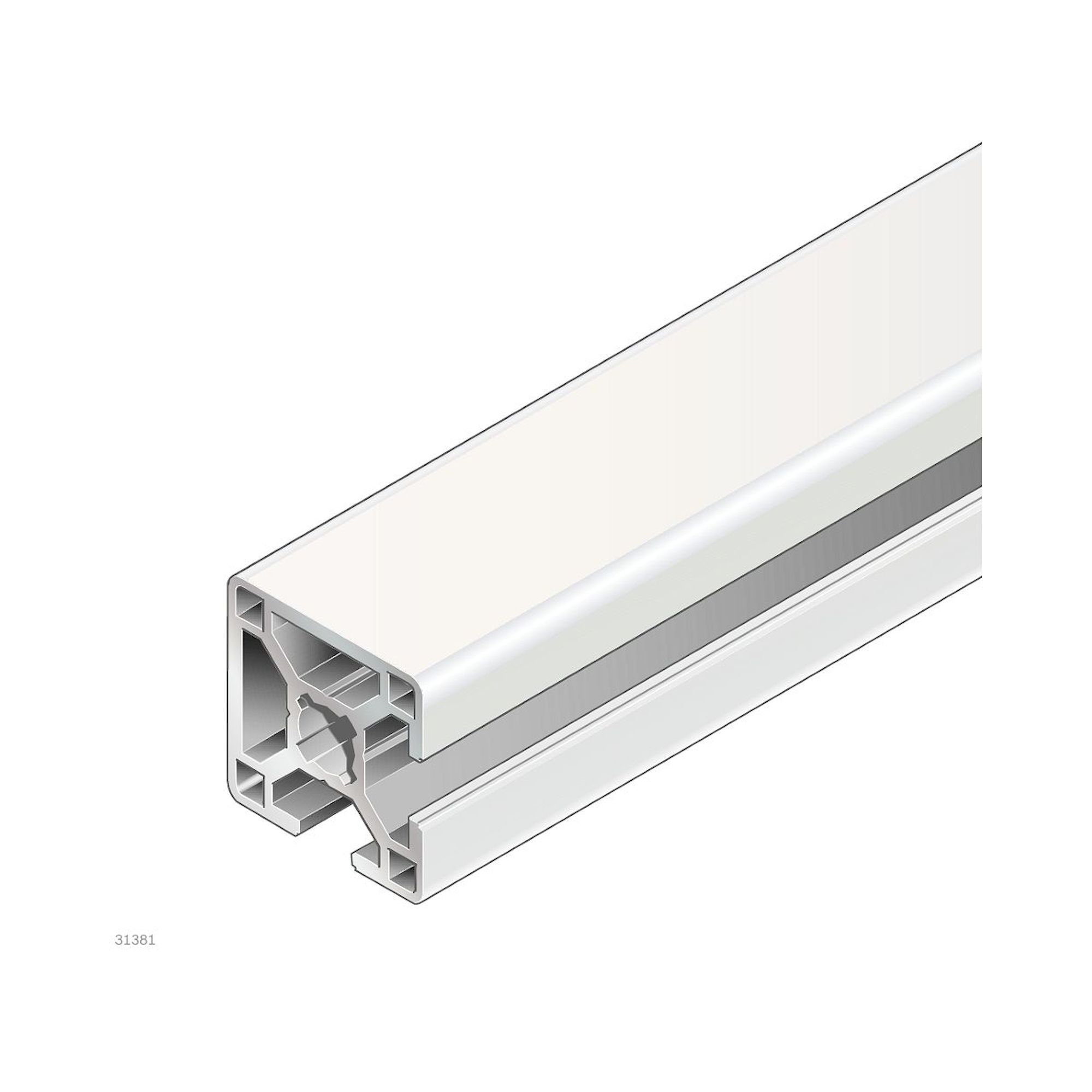 Bosch Rexroth 3842992398-1000. Strut profile, 30X30 2NVS. 1000 mm
