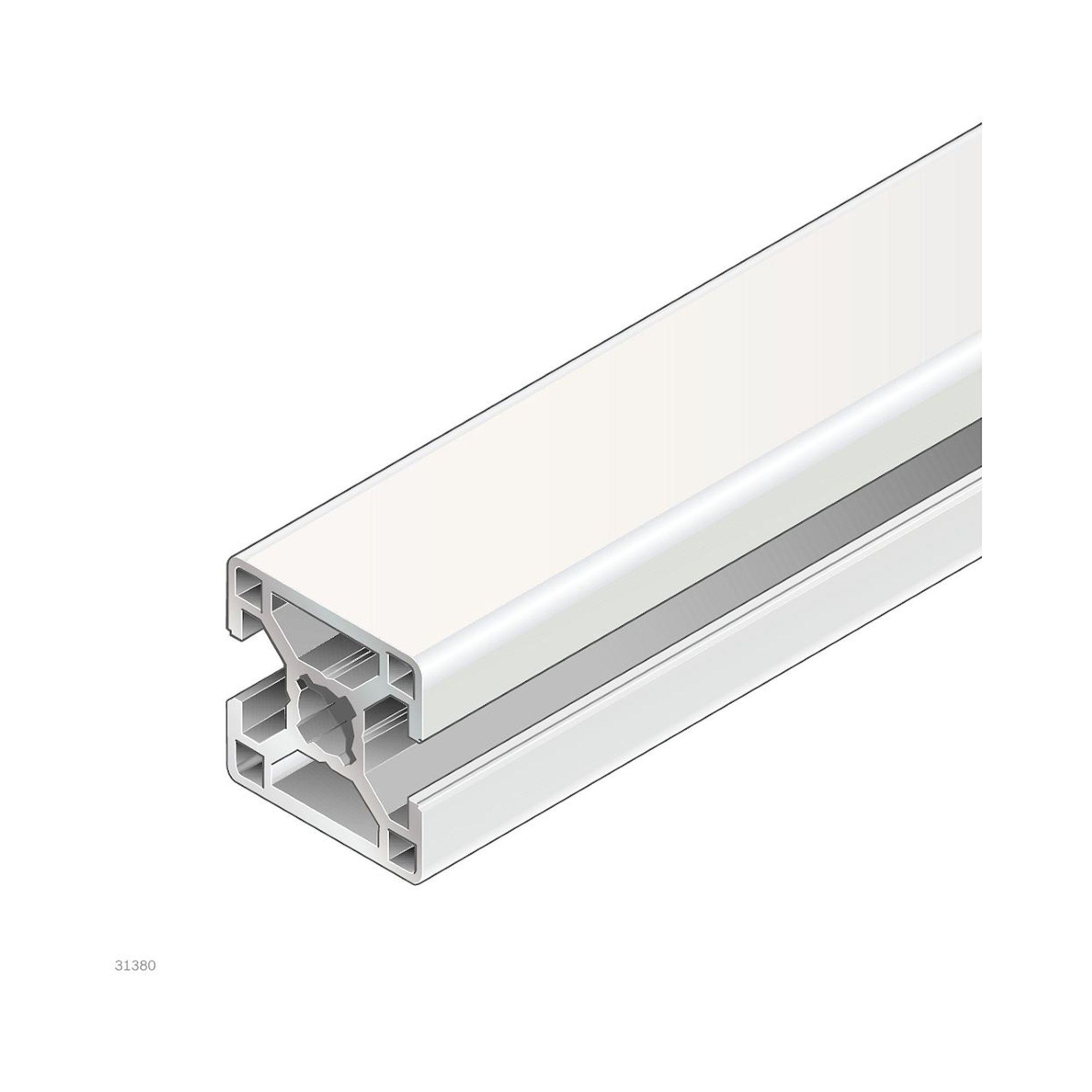 Bosch Rexroth 3842992399-1000. Strut profile, 30X30 2N. 1000 mm