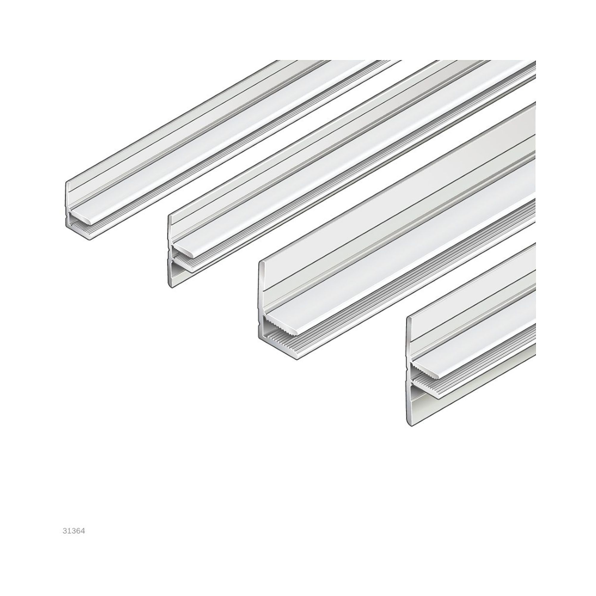 Bosch Rexroth 3842524064. Klemmprofil, 10 1S 10X3000mm