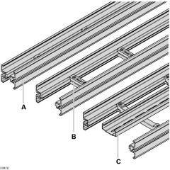 Bosch Rexroth 3842547904. Support profile VFplus AL, L3000