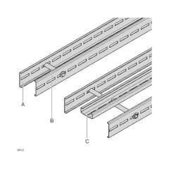 Bosch Rexroth 3842546700. Support profile VFplus STS, L3024, 12 pieces